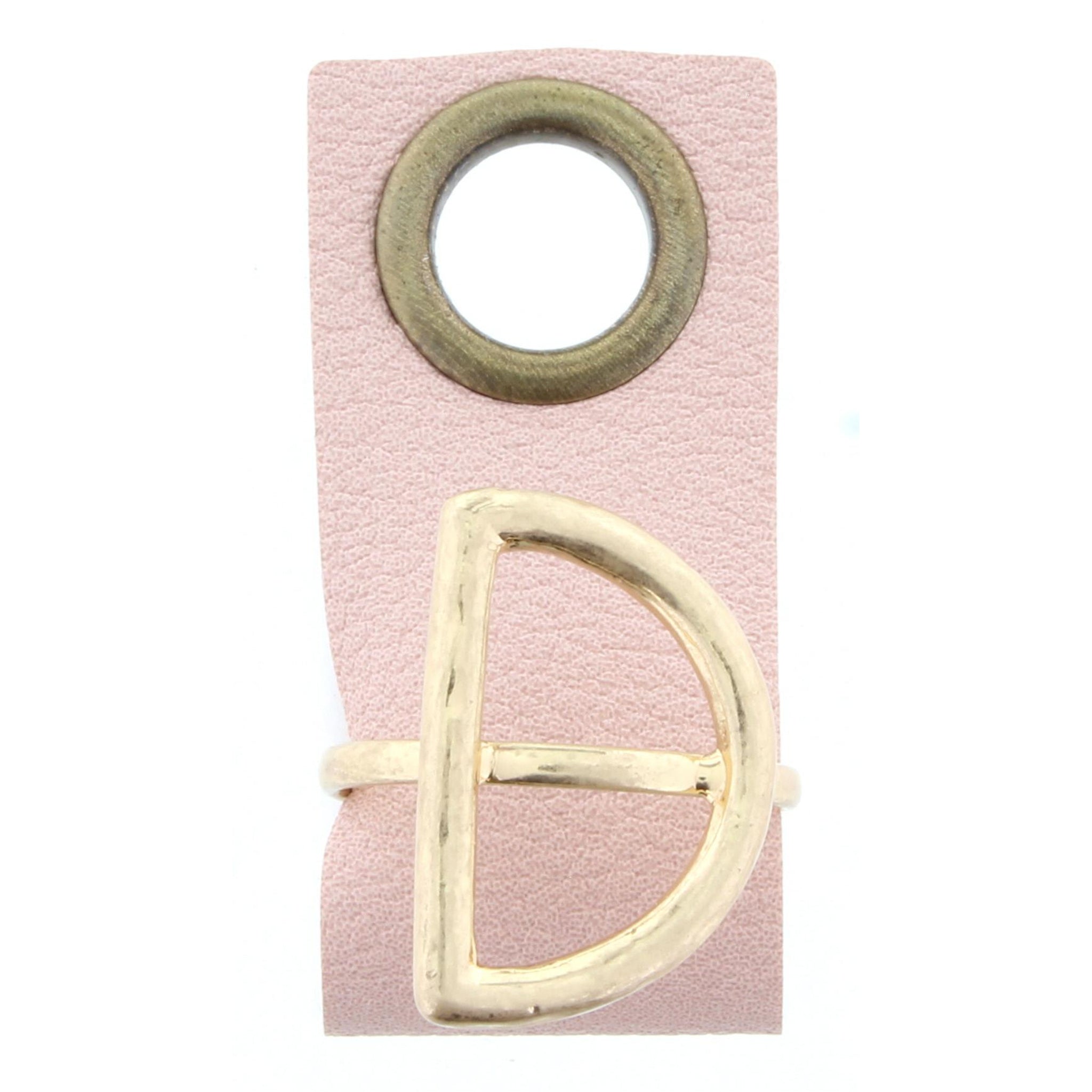 D Initial Adjustable Ring