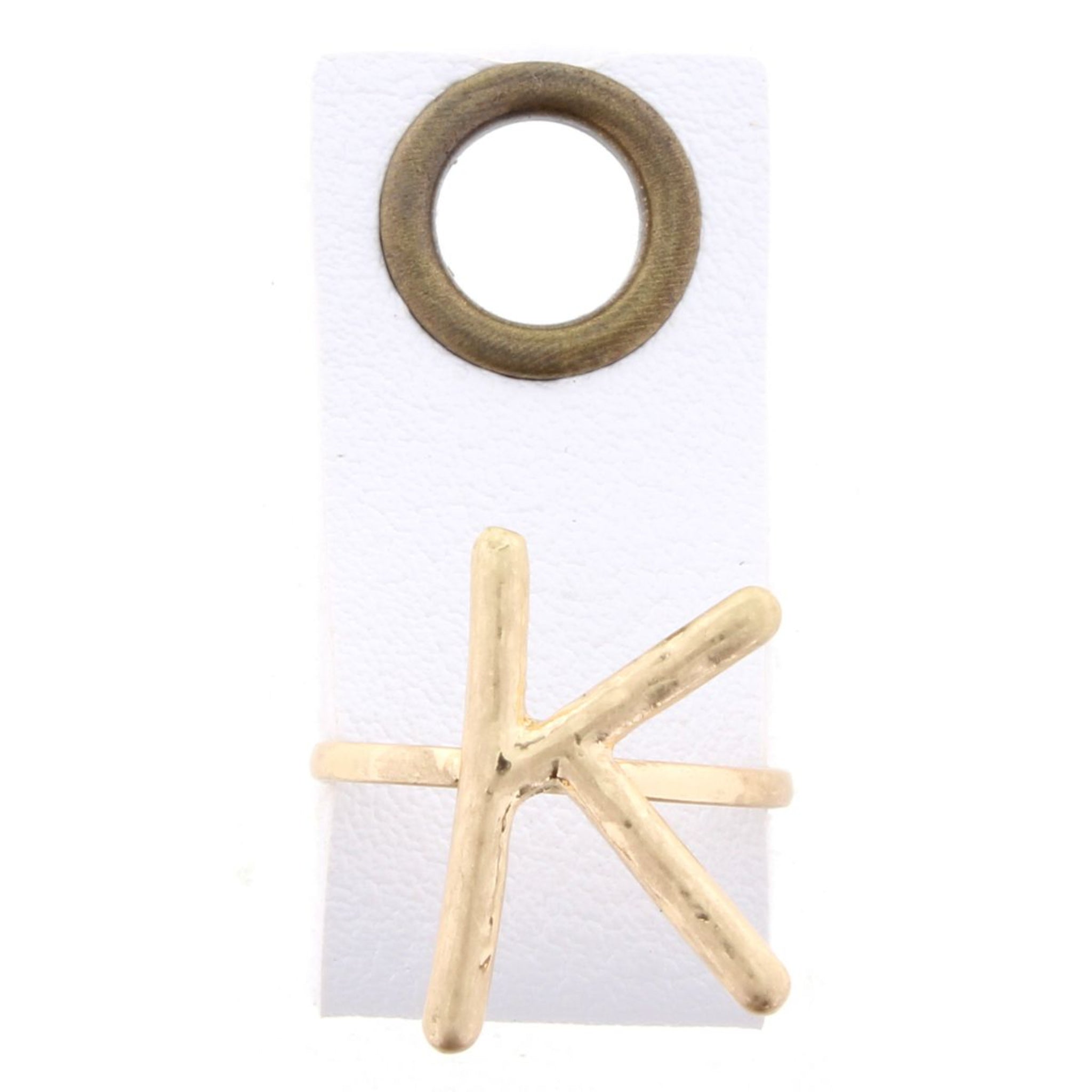 K Initial Adjustable Ring