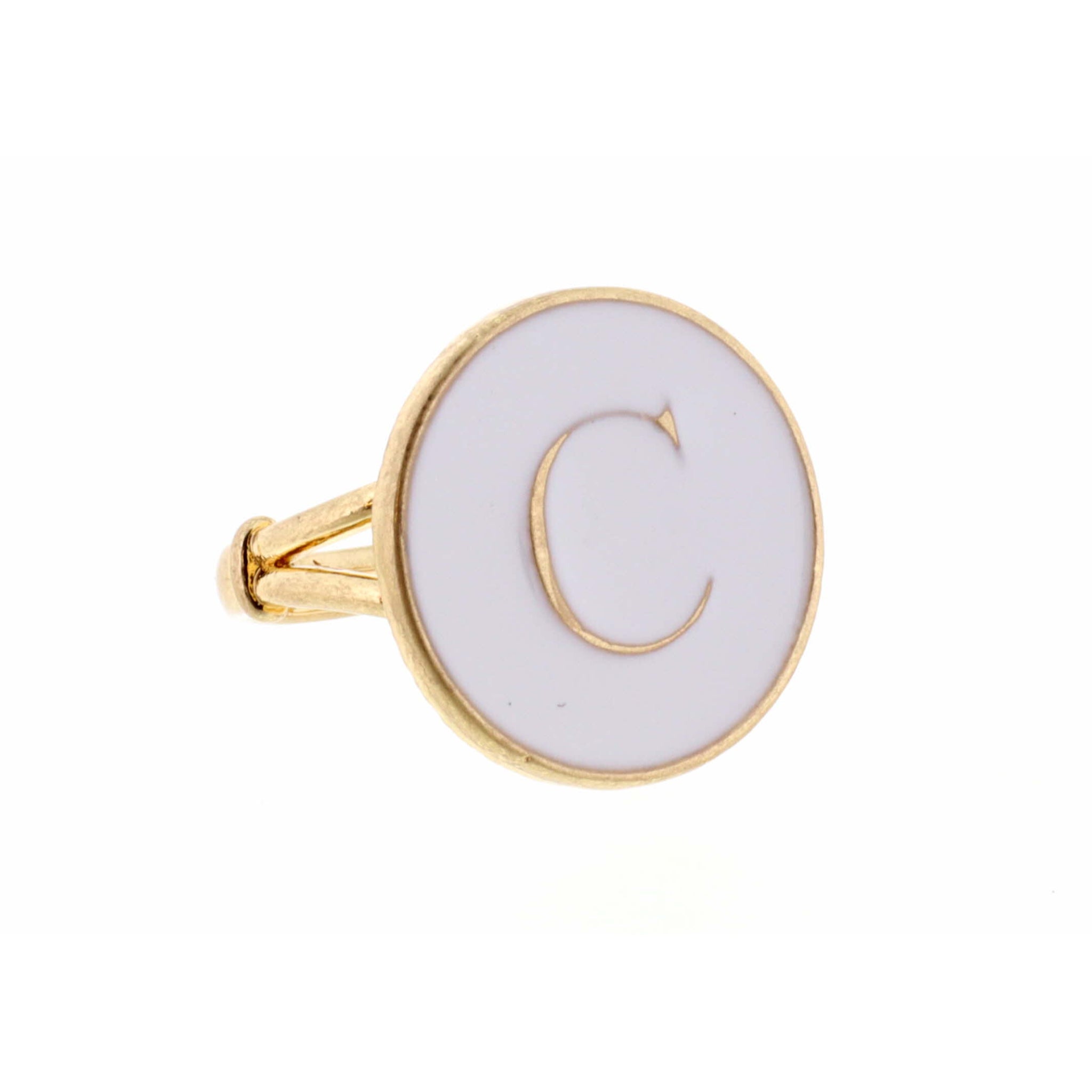 White Epoxy "C" Initial Ring