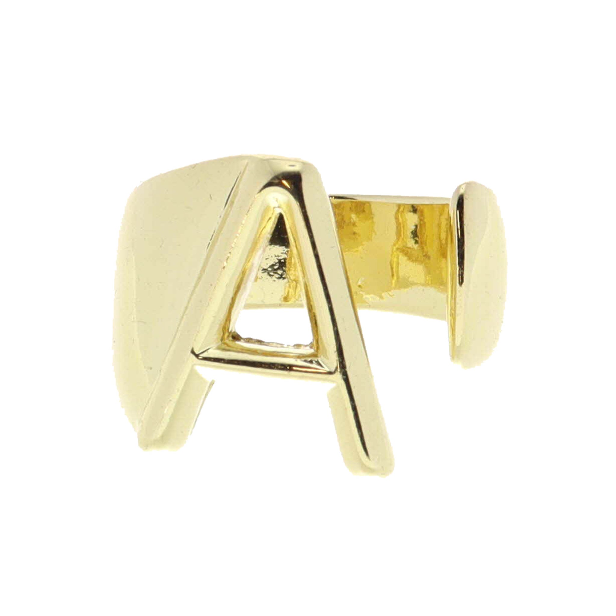 Gold Initial "A" Wrap Ring