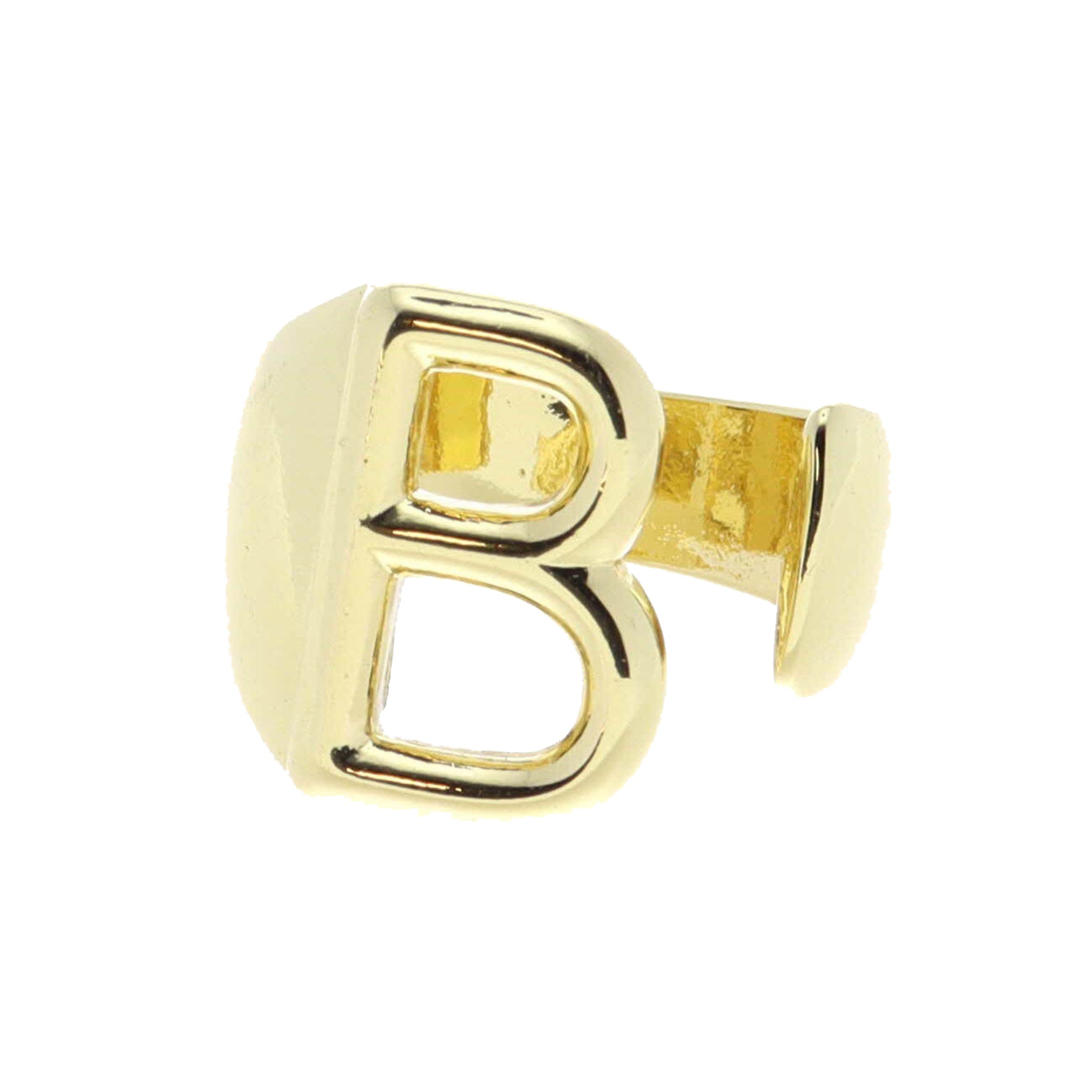 Gold Initial "B" Wrap Ring
