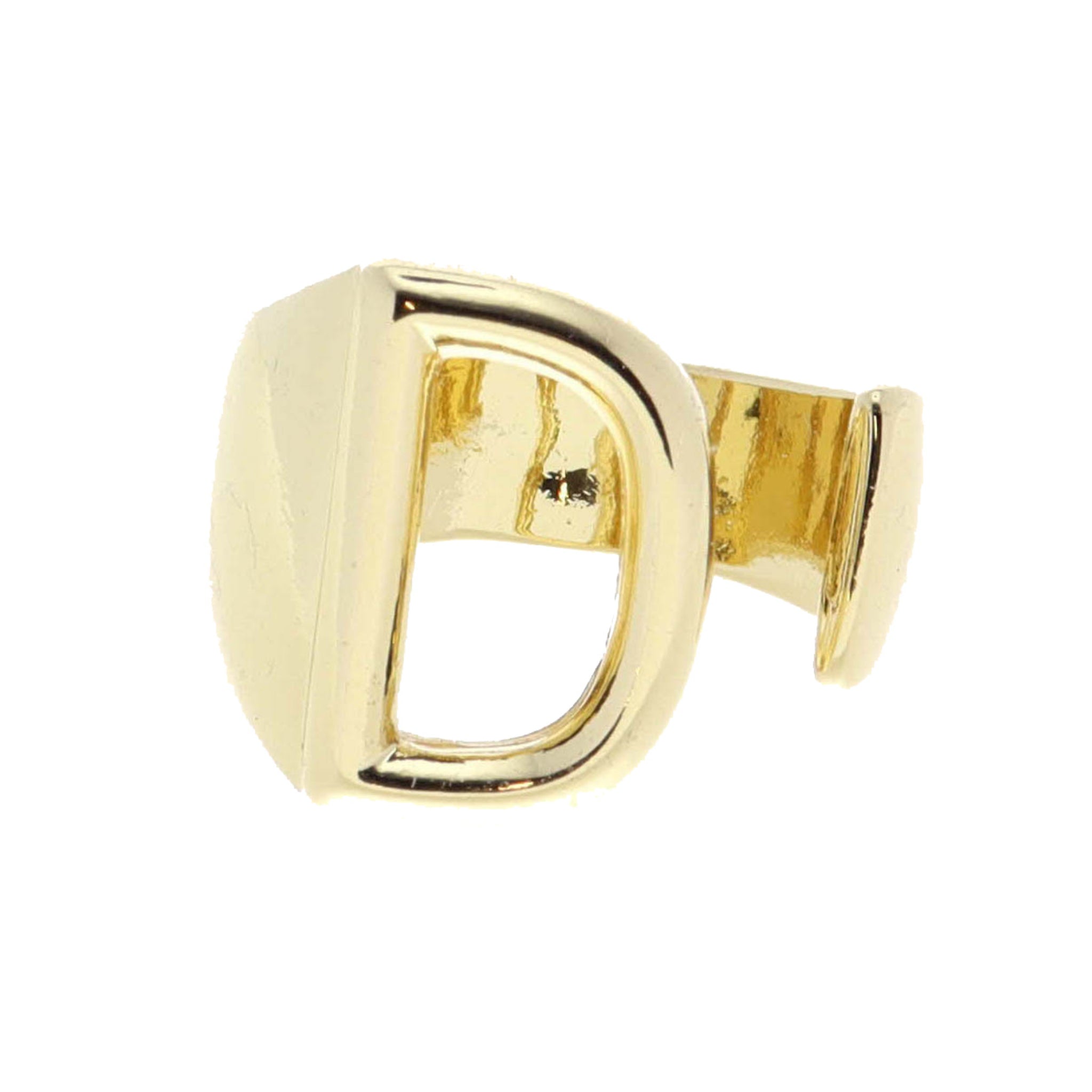 Gold Initial "D" Wrap Ring