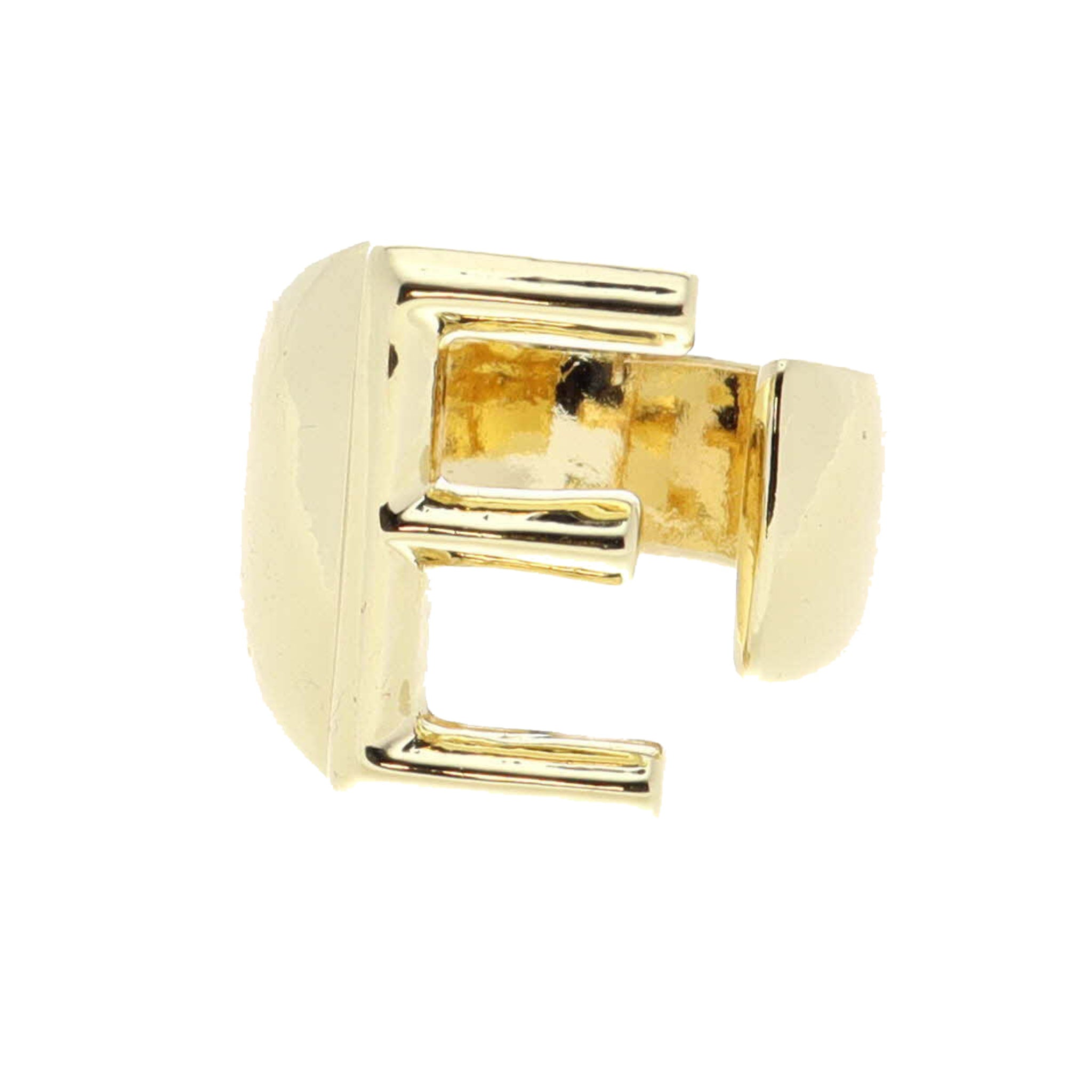 Gold Initial "E" Wrap Ring