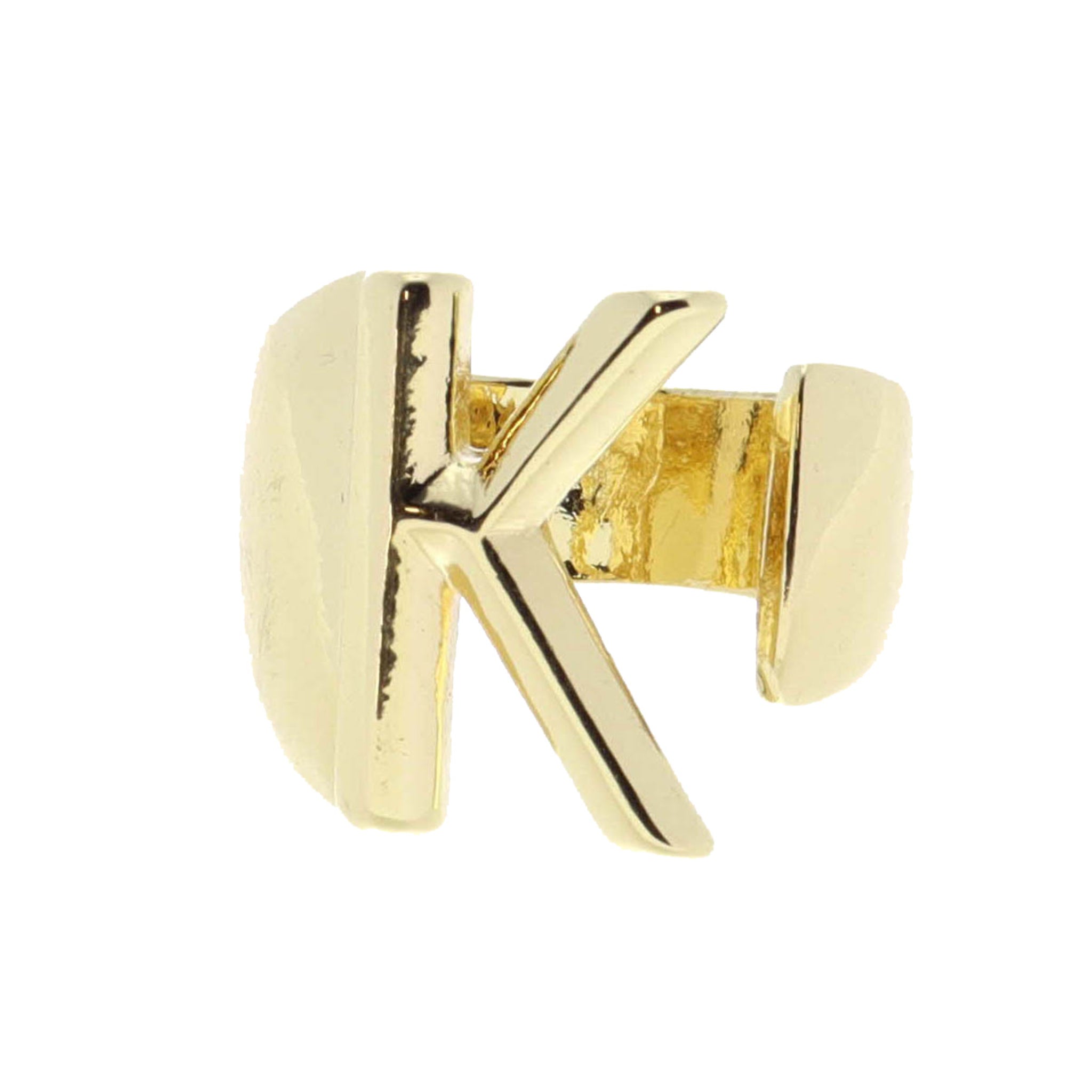 Gold Initial "K" Wrap Ring