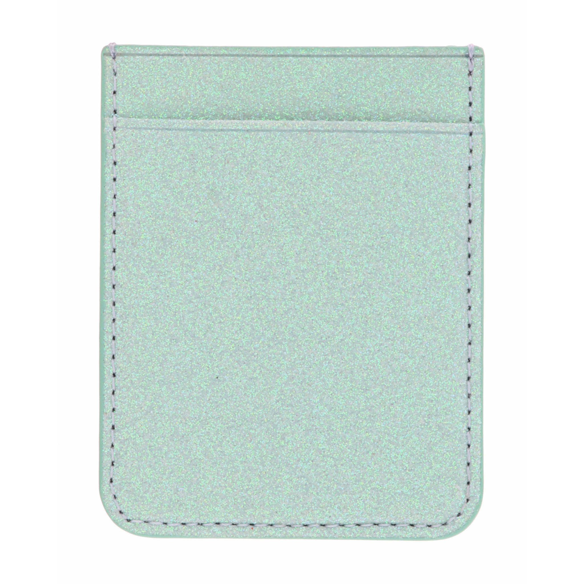 Mint Glitter Phone Wallet