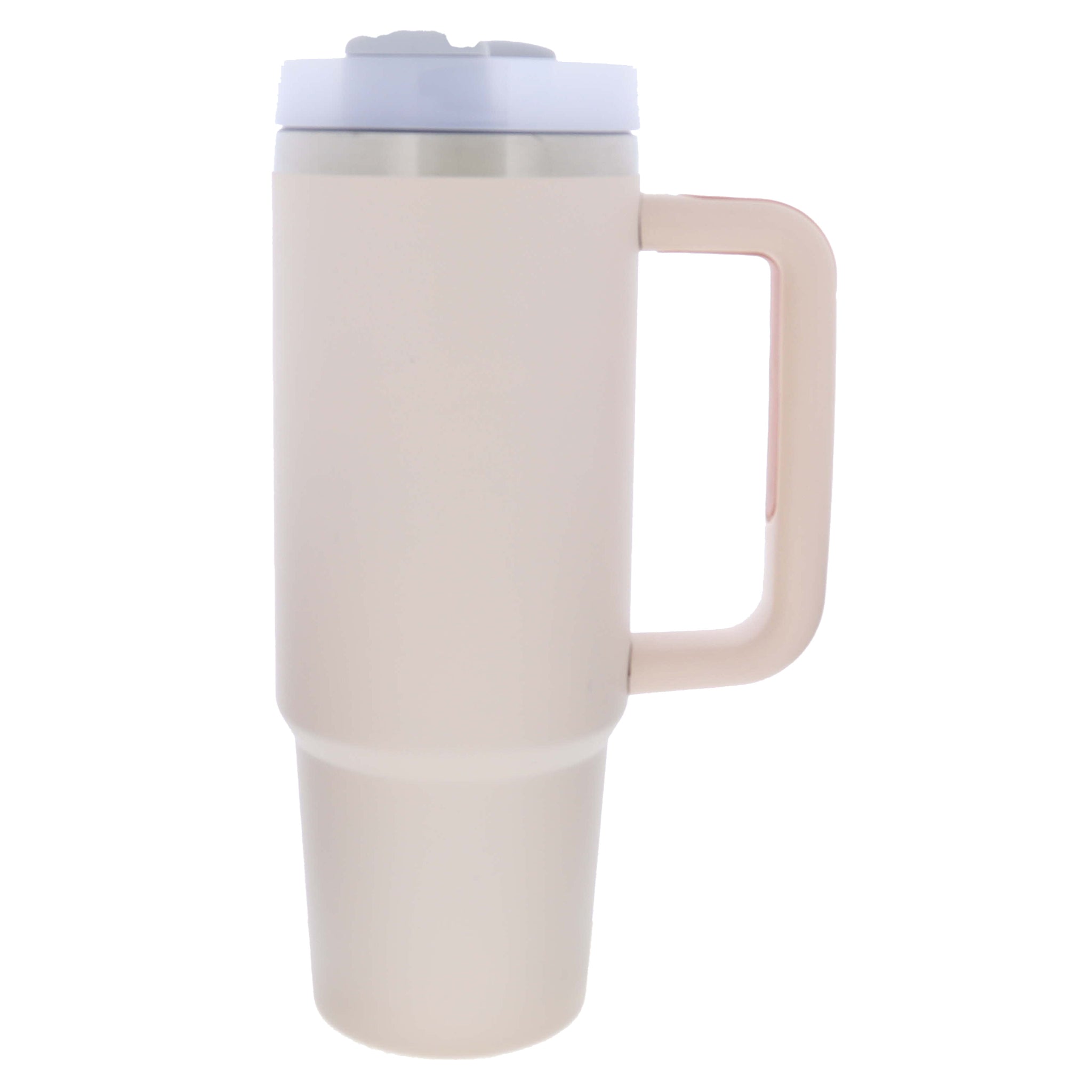 Rose Quartz 30 Oz. Tumbler With Straw and Handle