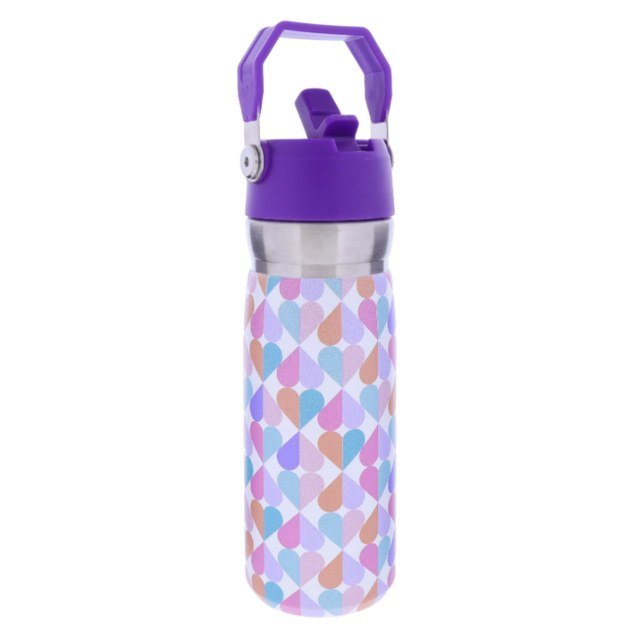 Sweet Heart 22 Oz. Water Bottle With Straw Cap
