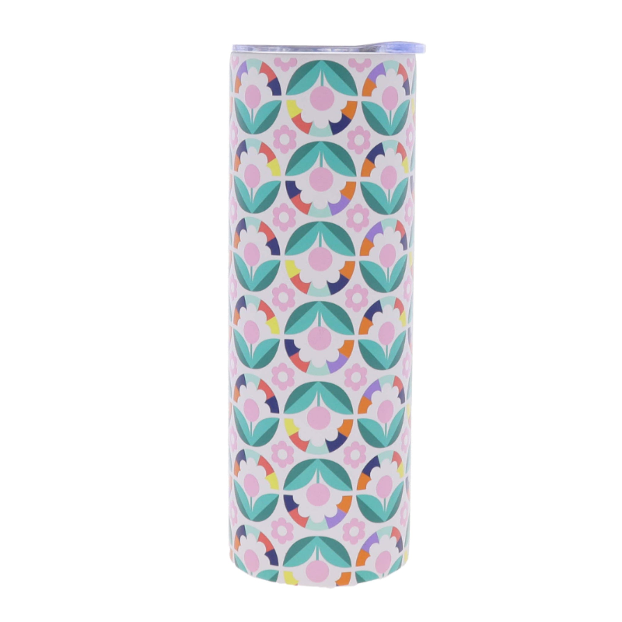 Bloom 20 Oz. Skinny Tumbler With Lid And Straw