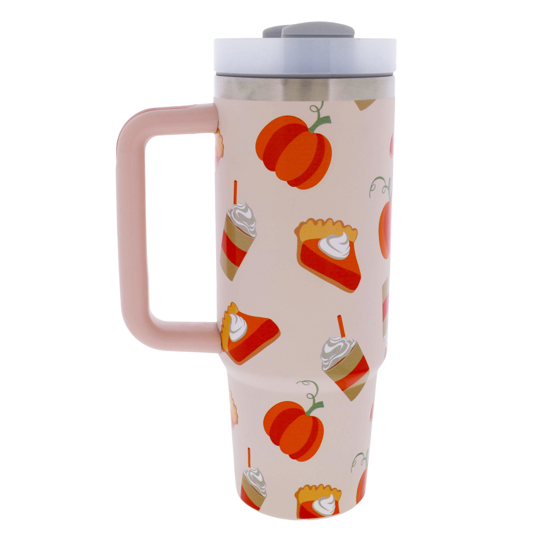 Pumpkin Pie 30 Oz. Tumbler With Straw and Handle