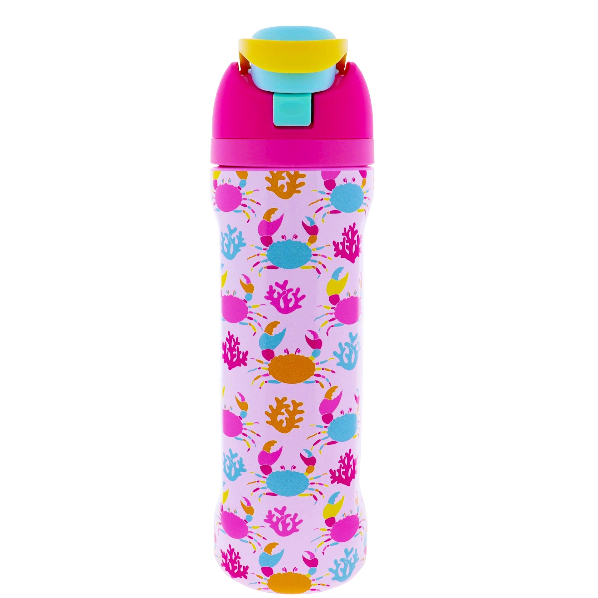 Crabby Chic 24 Oz. Water Bottle With Straw Cap