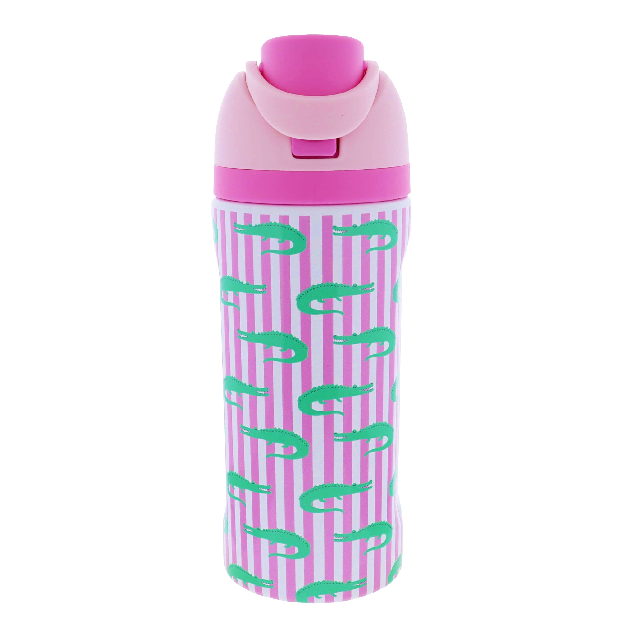 Kids Later, Gator 16 Oz. Water Bottle With Straw Cap