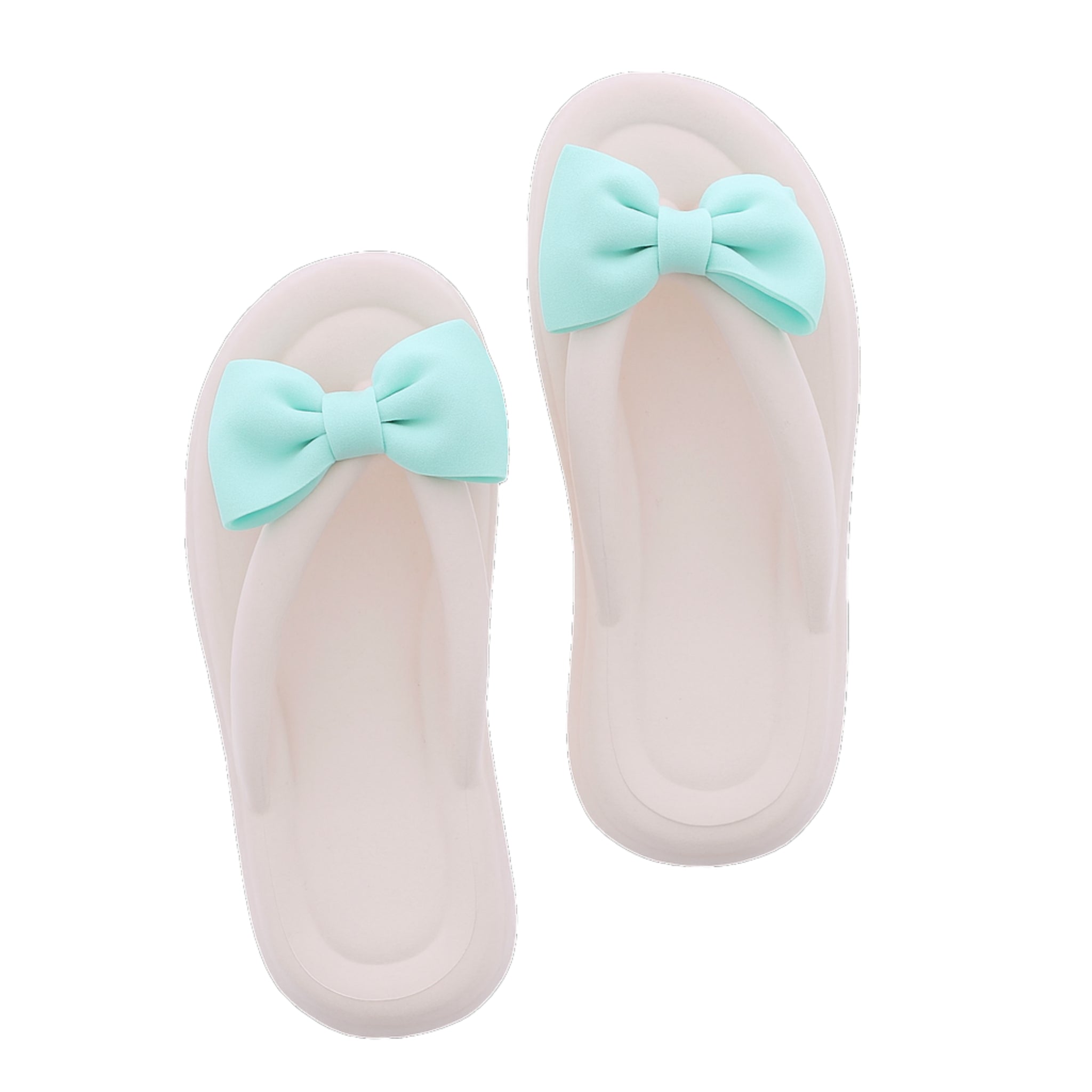 White with Mint Flip Flop Assortment