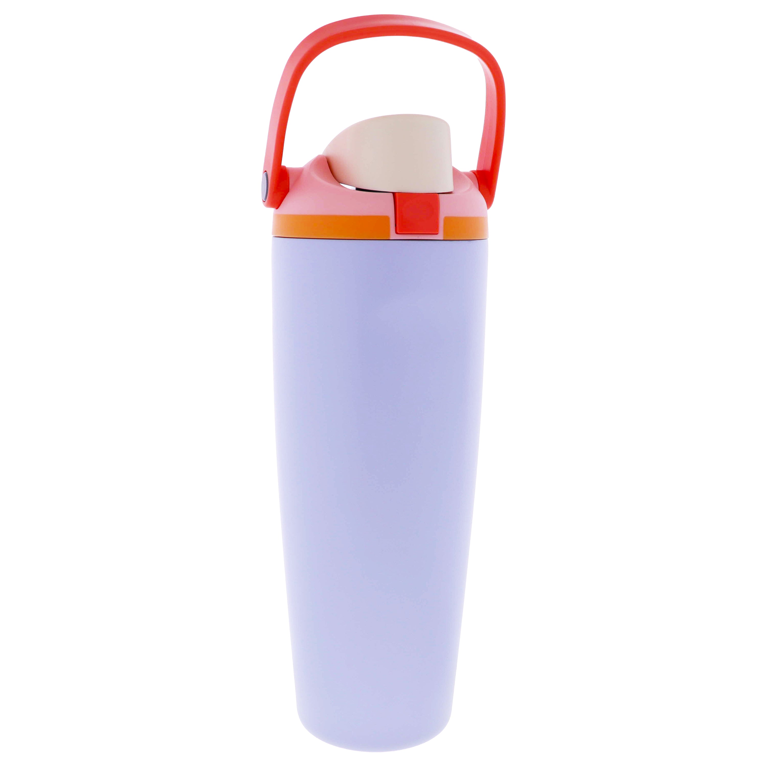 Blue Opaline 30 Oz. Water Bottle with Bucket Handle and Straw Cap