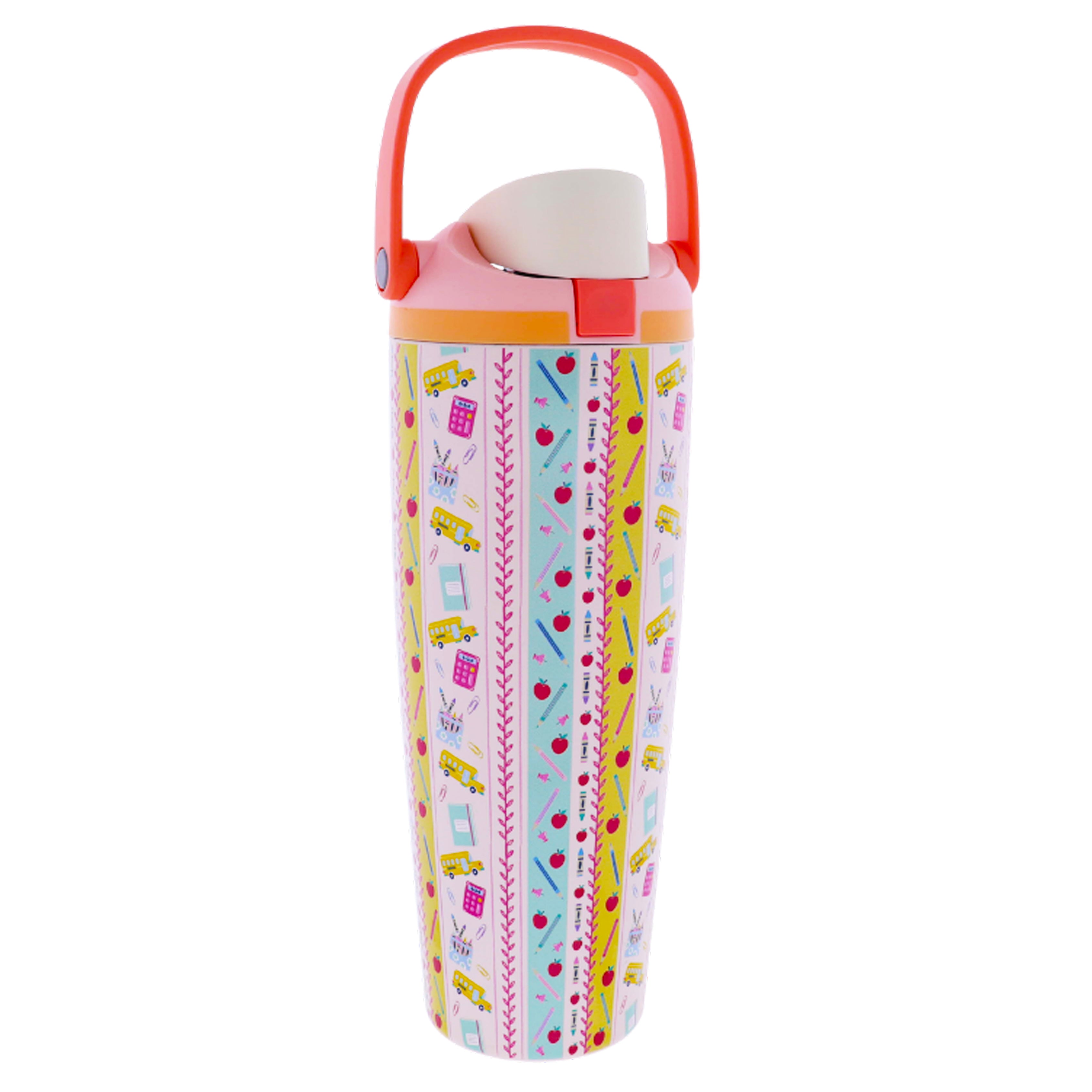 Teaching is Sweet 30 Oz. Water Bottle with Bucket Handle and Straw Cap