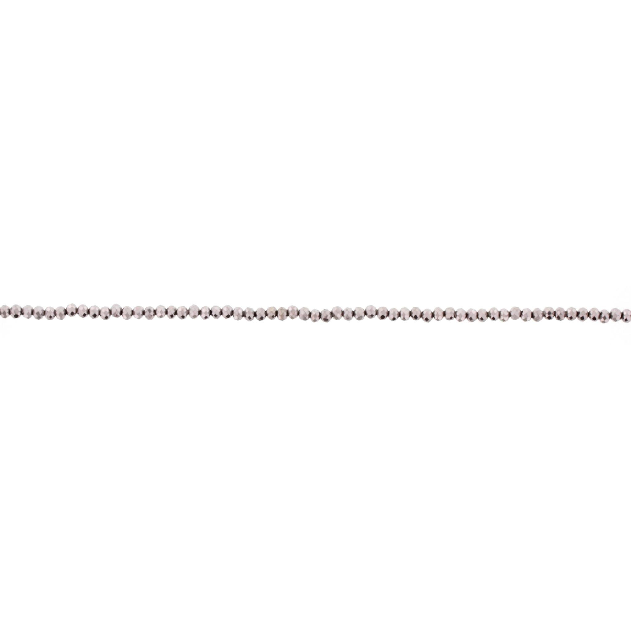 18" Metallic Beaded Delicate Layering Necklace, 3" Ext