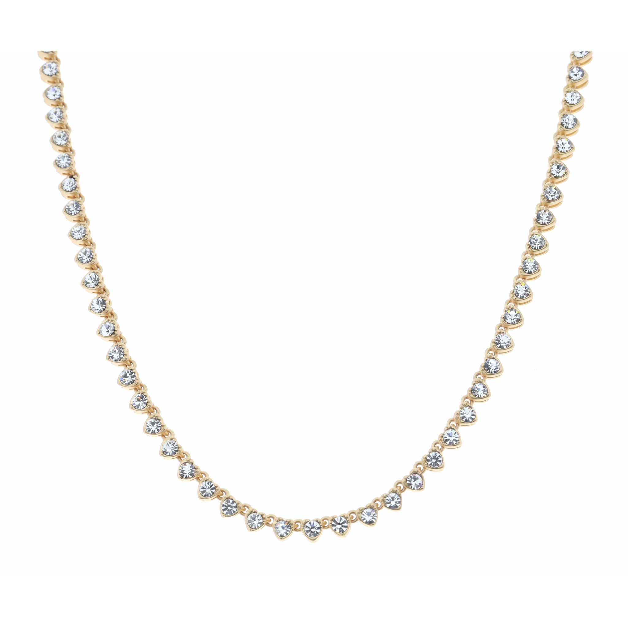 16" Heart Shaped Necklace, 2" Ext