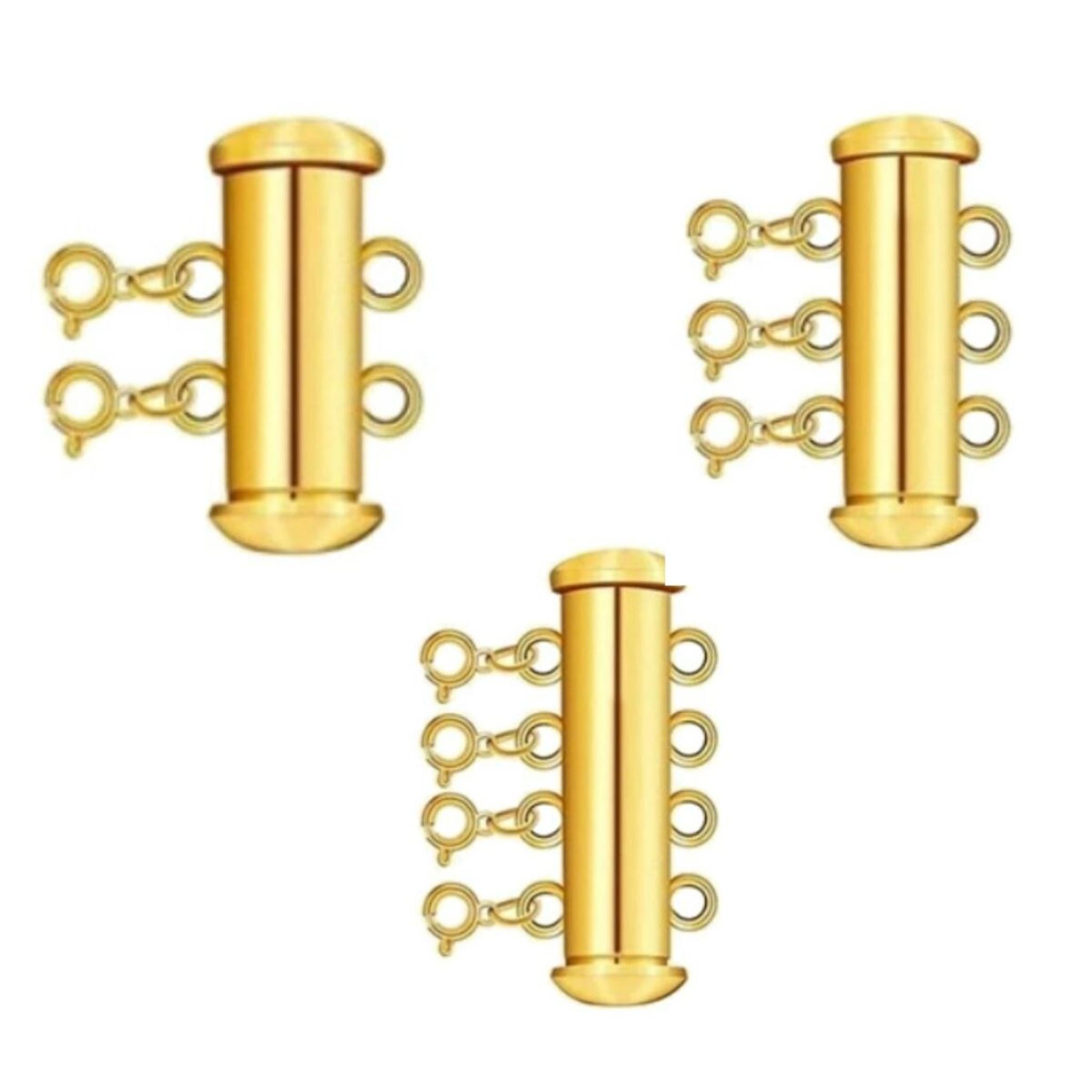 Gold Layered Necklace Clasps, No Display Package