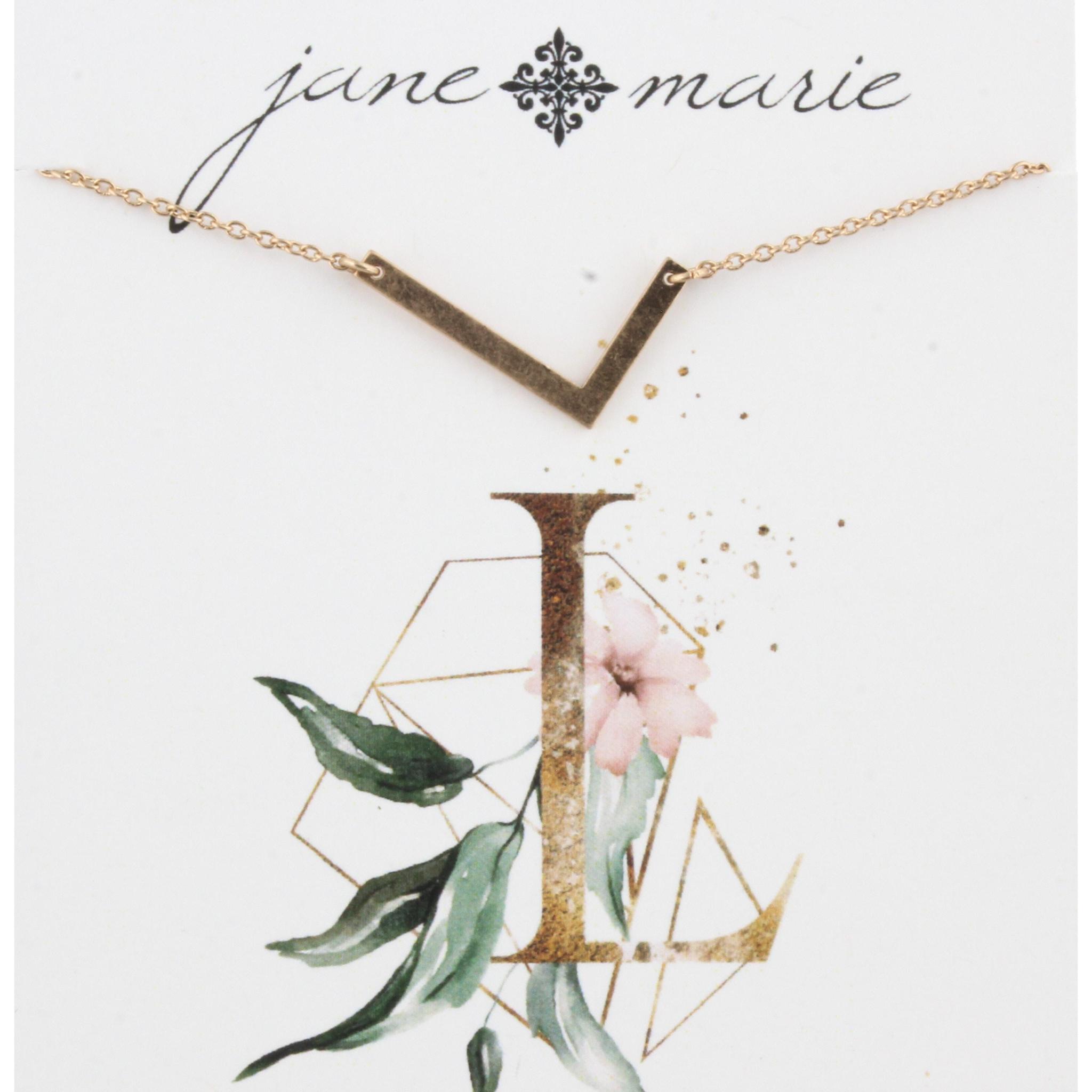 Gold L Initial Bracelet