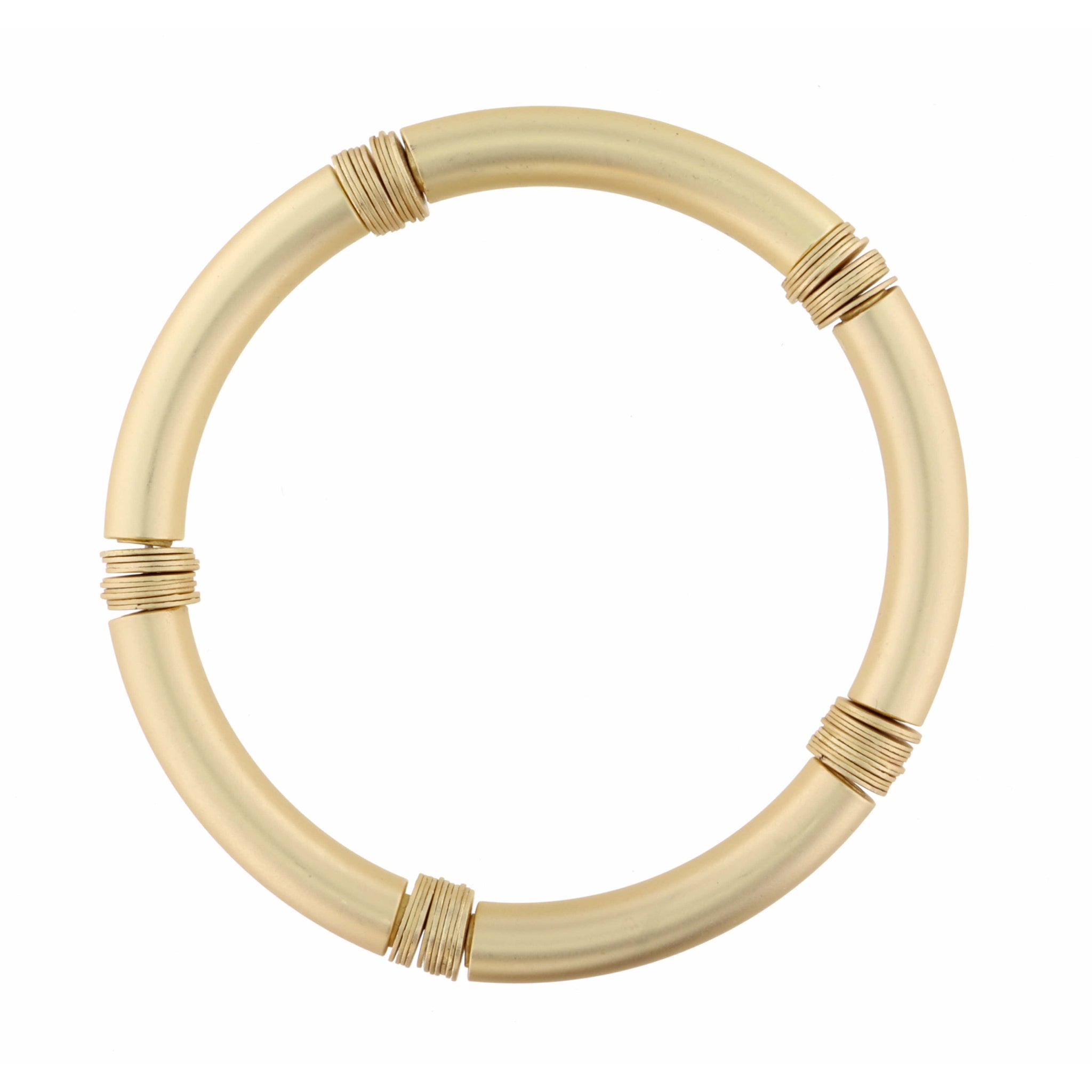 Thin, Gold Acrylic Bracelet