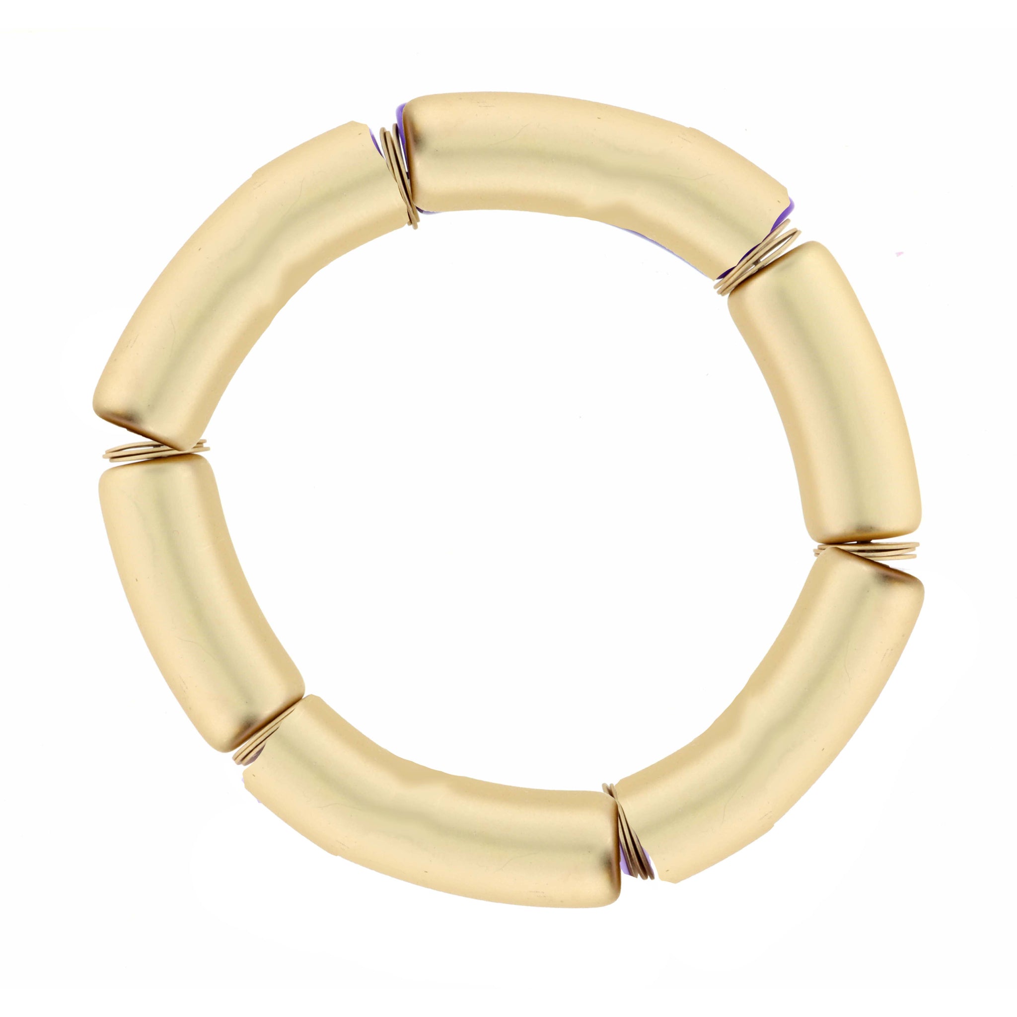 Thick, Gold Acrylic Bracelet