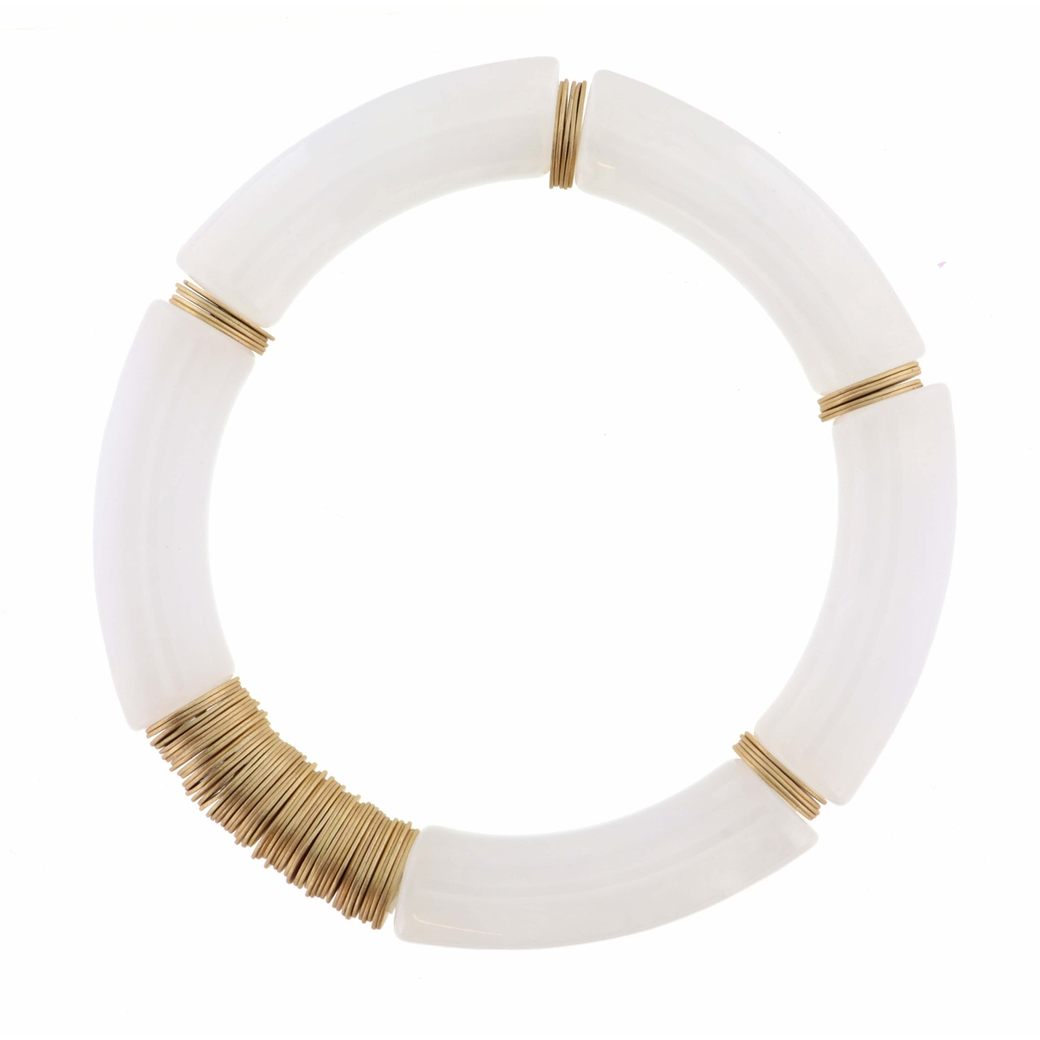 Thick, Opal Acrylic Bracelet