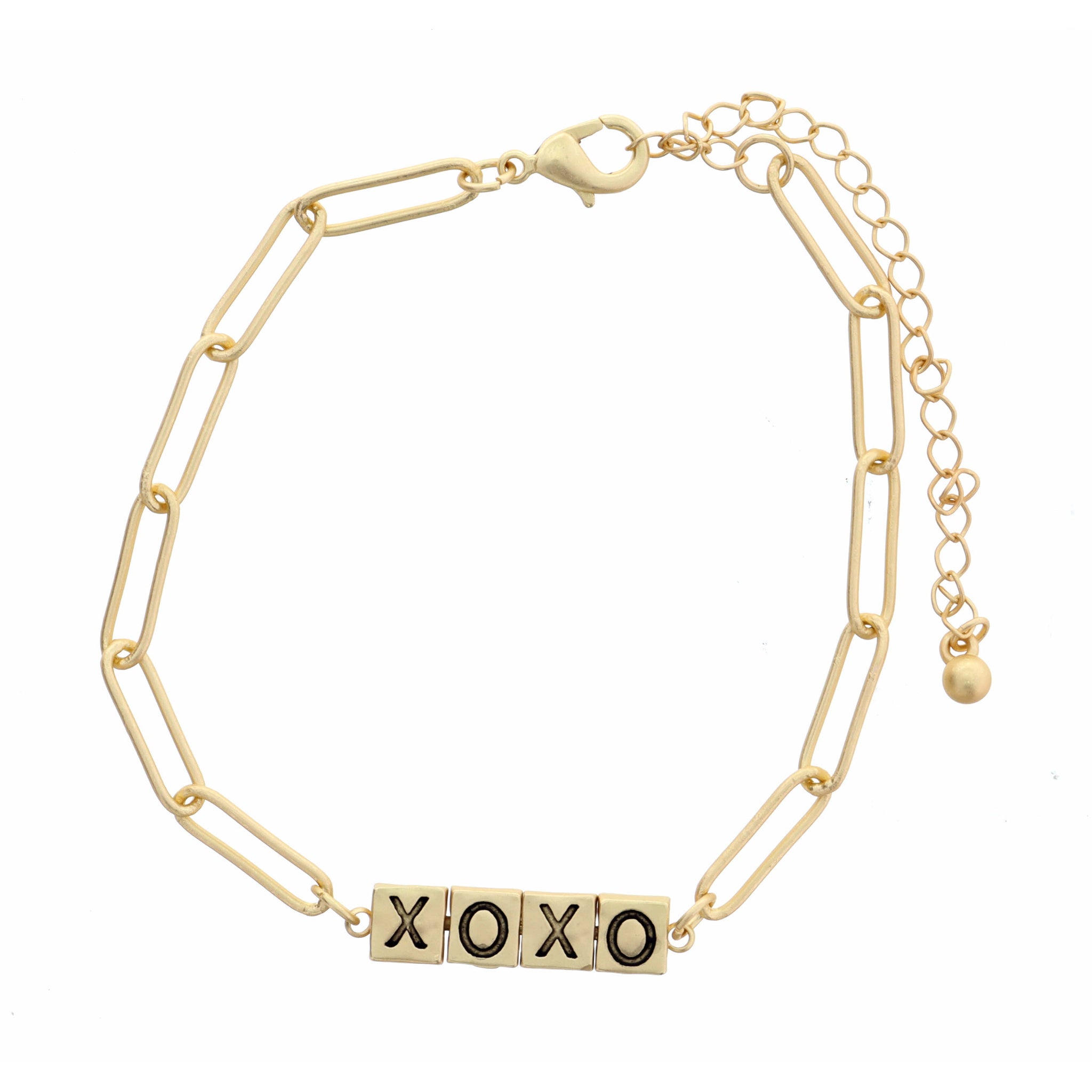 XOXO Word Bar Bracelet