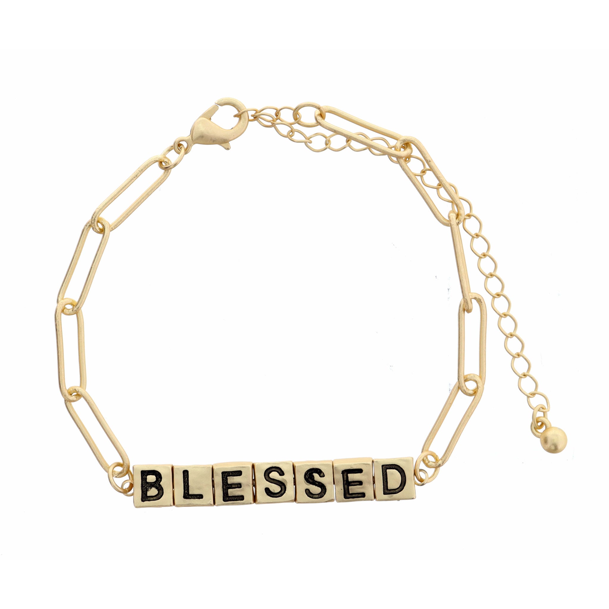 Blessed Word Bar Bracelet