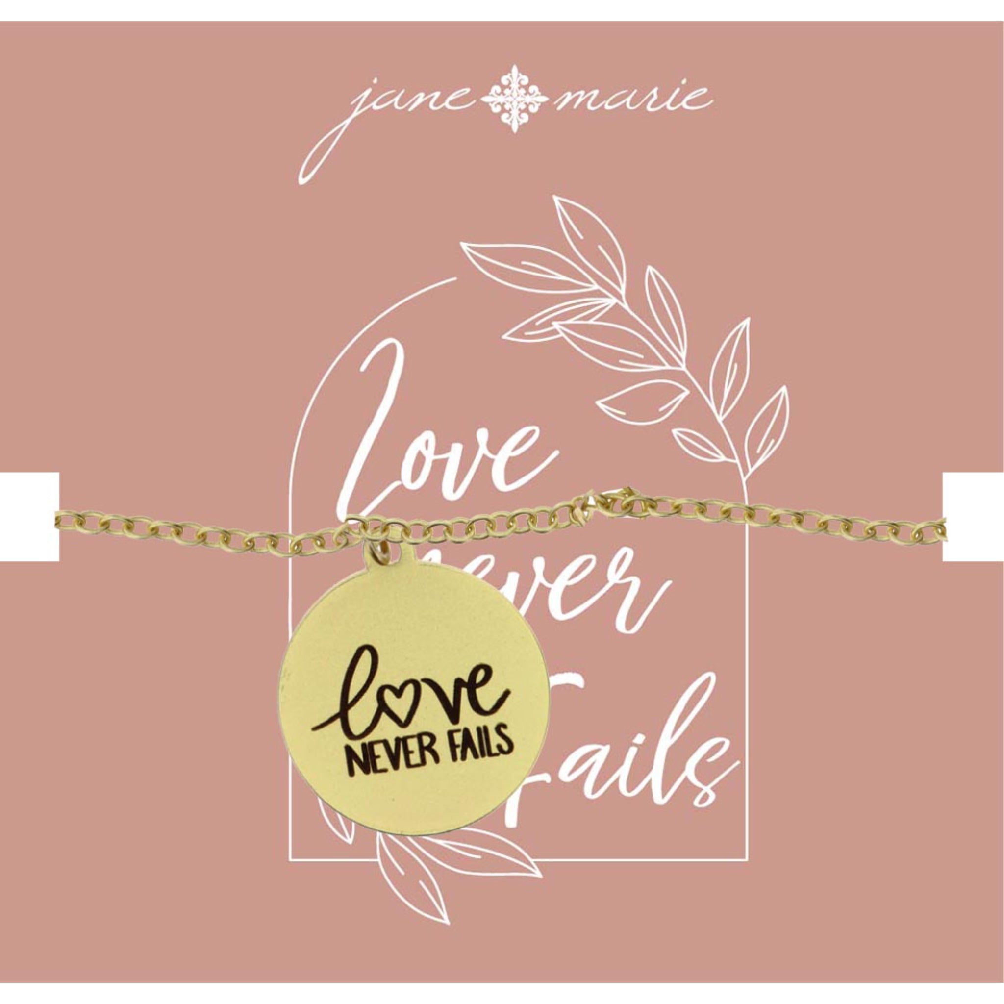 Love Never Fails Bracelet