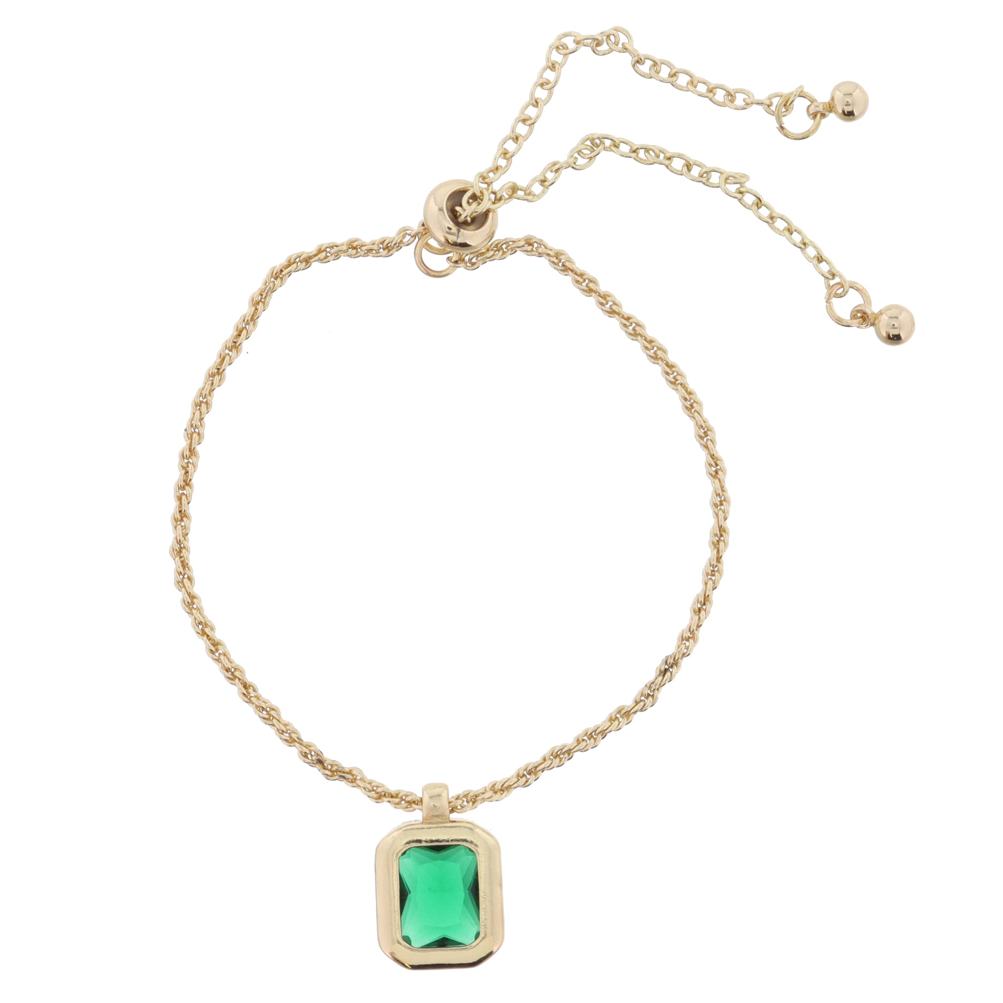 Emerald Crystal Bracelet