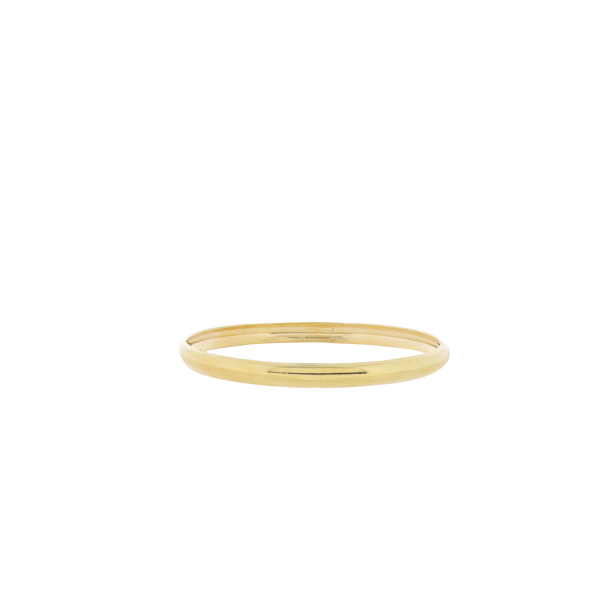 18K Gold Plated Thick Bangle Bracelet