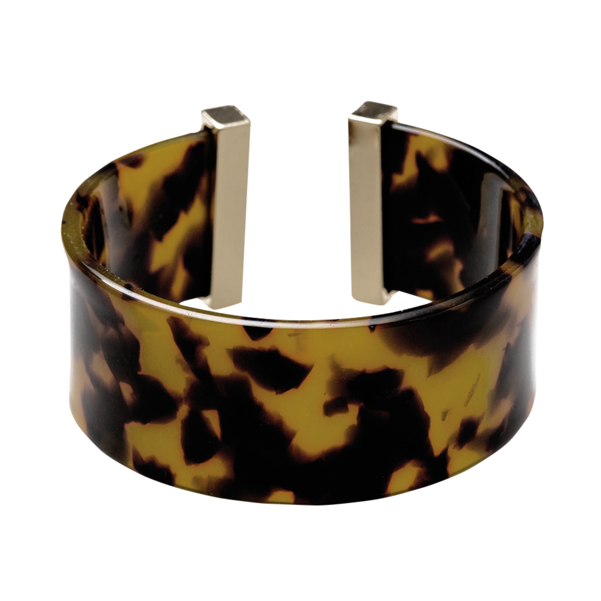 Tortoise Wide Cuff Bracelet
