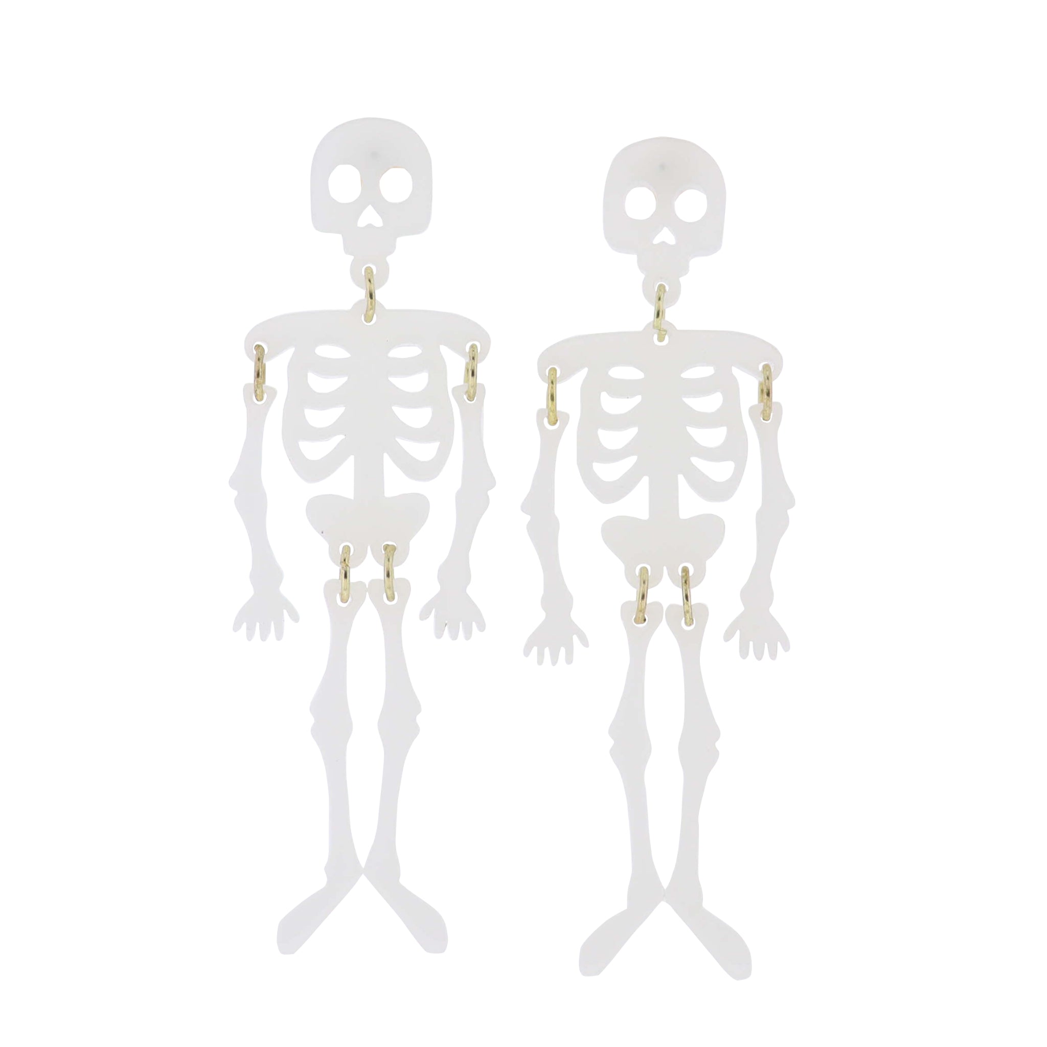 Glow in the Dark Skeleton Earring
