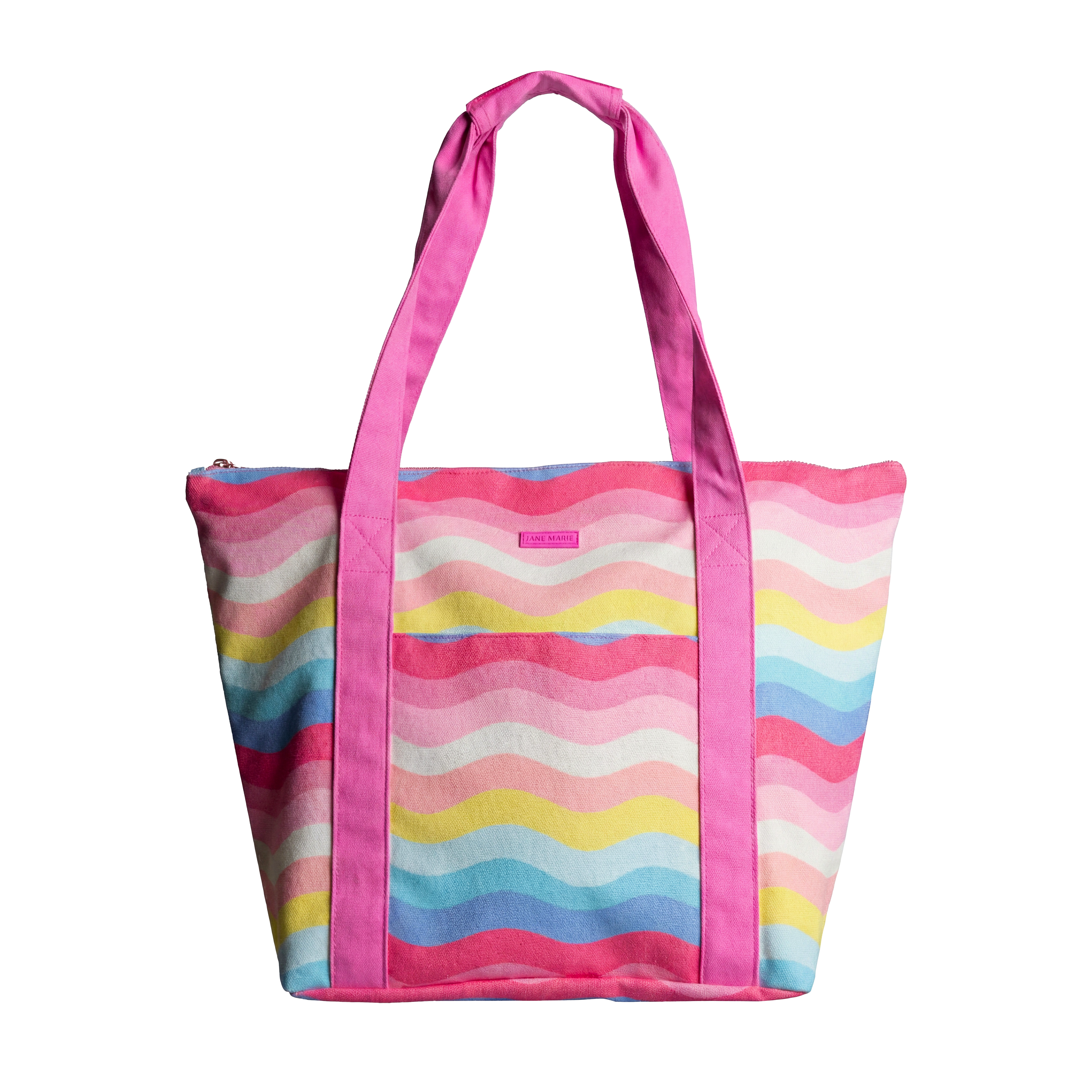 Girly Pop Travel Tote - Stylish Cotton Weekend Bag