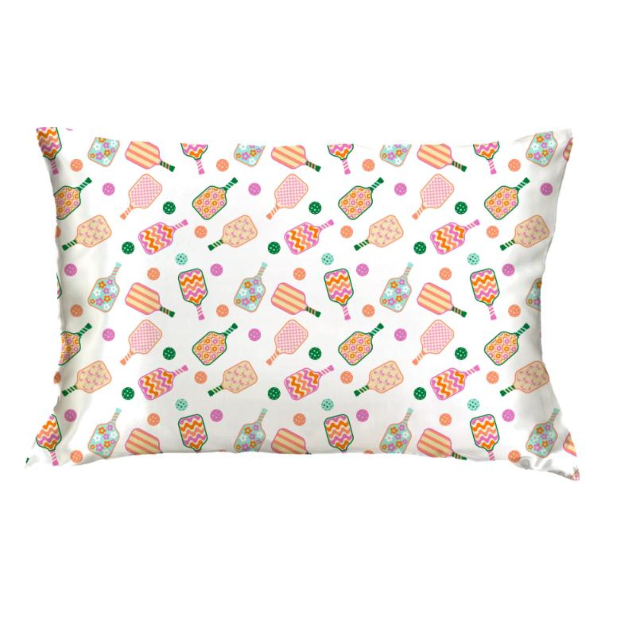 Pickle Ball Satin Pillow Case