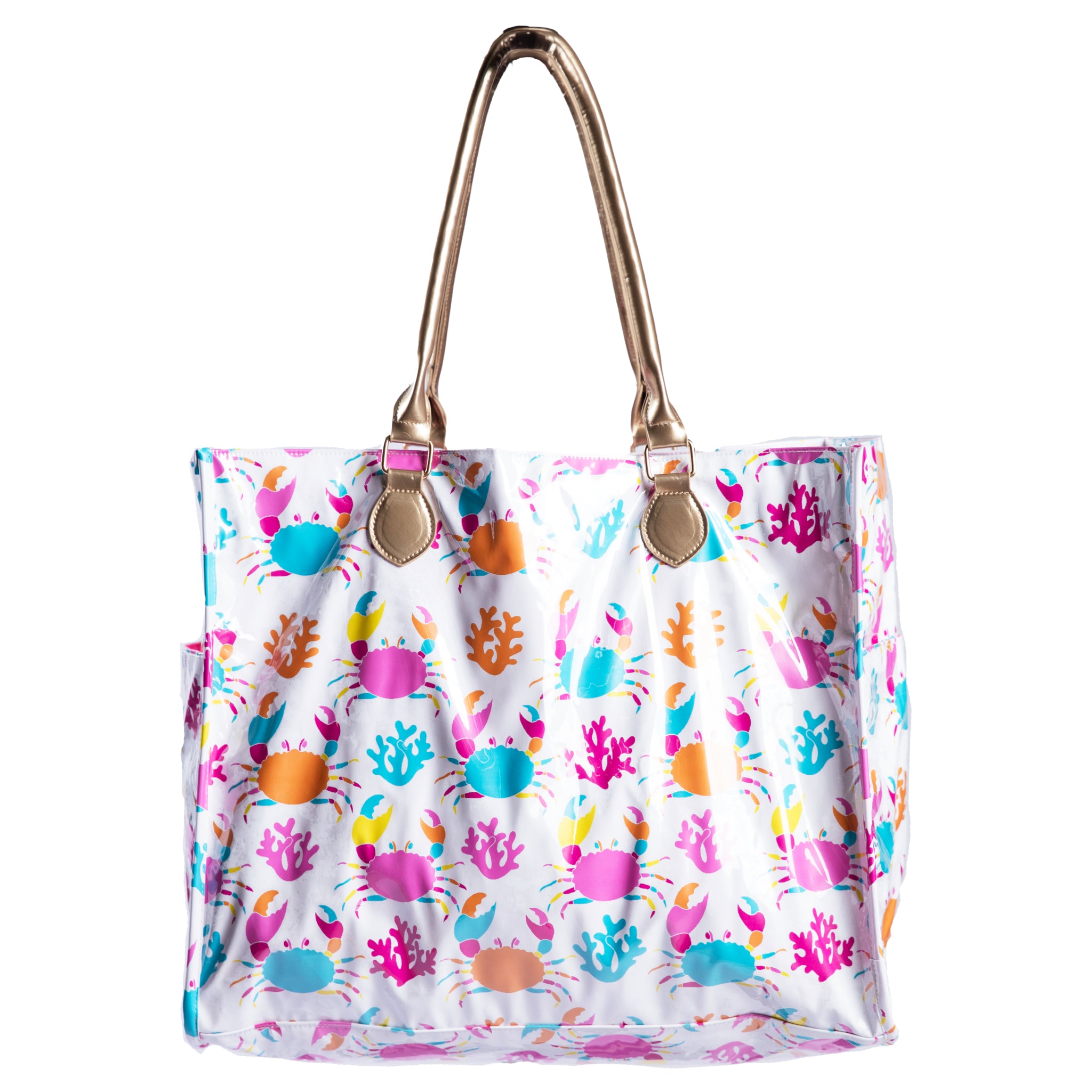 Crabby Chic Multi Purpose Tote - Premium Coastal Tote Bag | Jane Marie Crabby Chic Multi Purpose Tote - Premium Coastal Tote Bag | Jane Marie