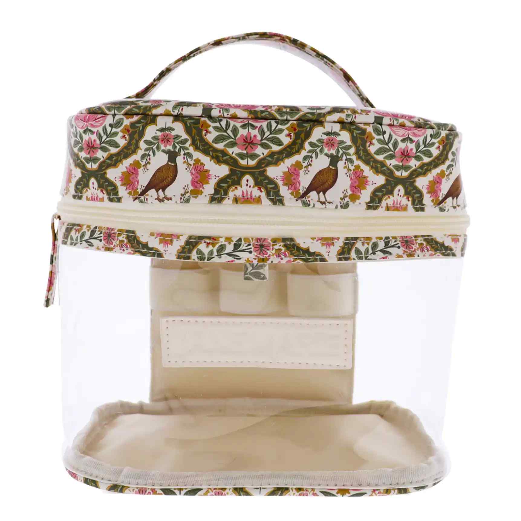 Gilded Pheasant Travel Organizer, 7.75" L X 7" H X 5.25" D