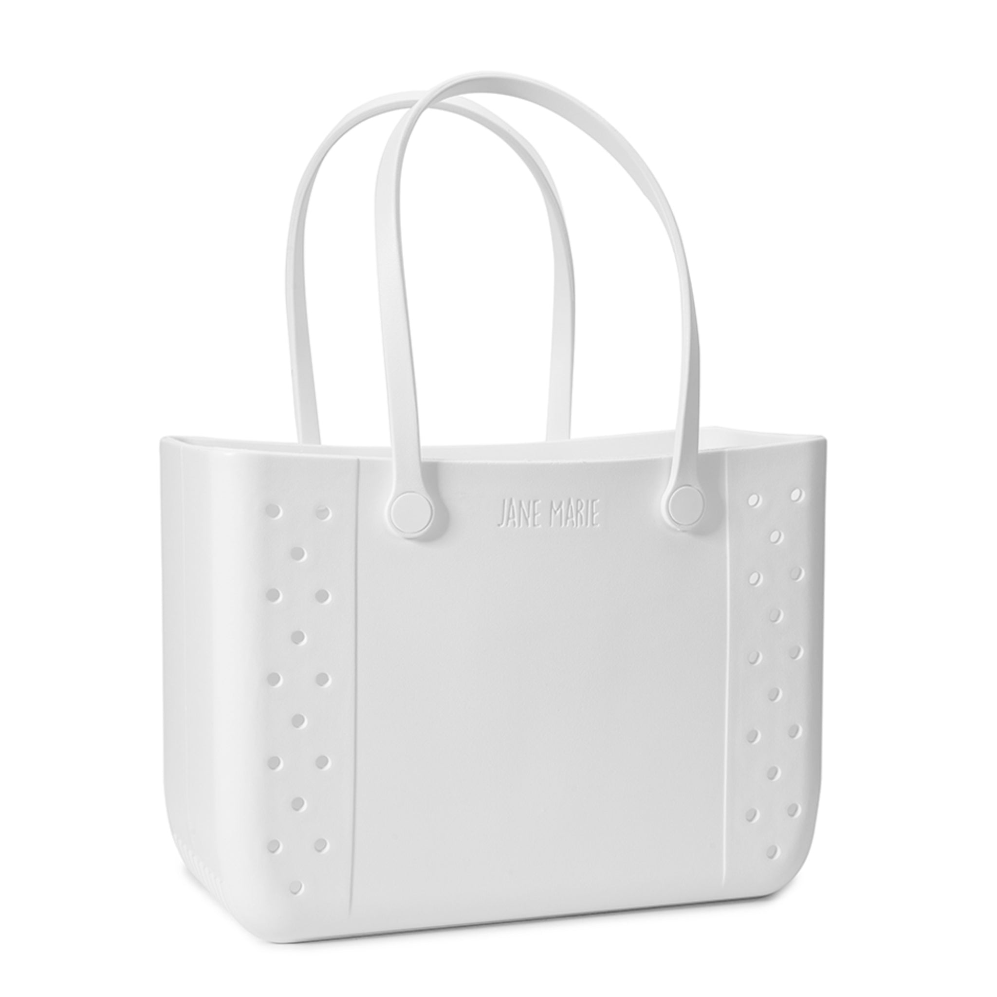 White Linen Medium Multi Purpose Tote