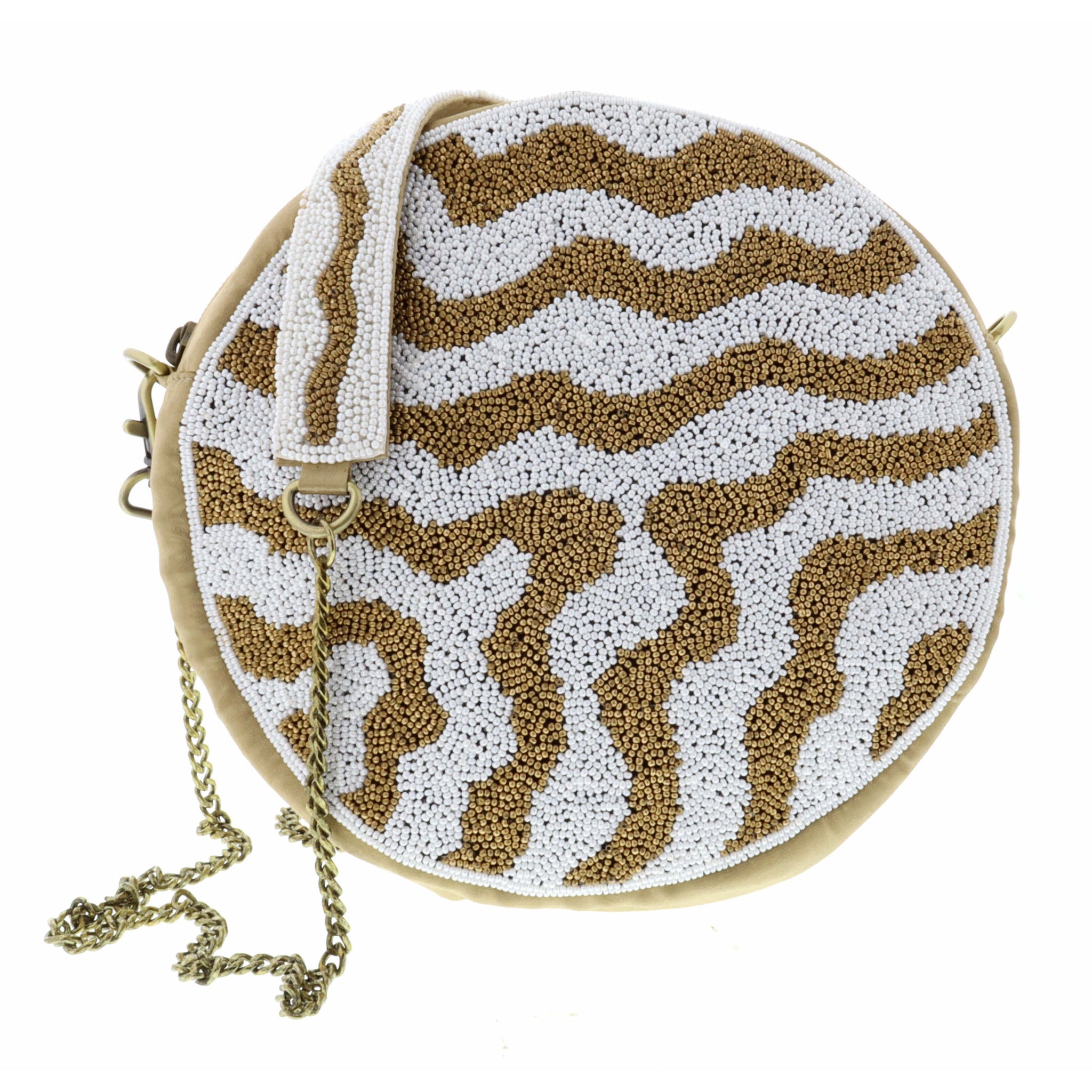 Zippy Zebra Beaded Purse