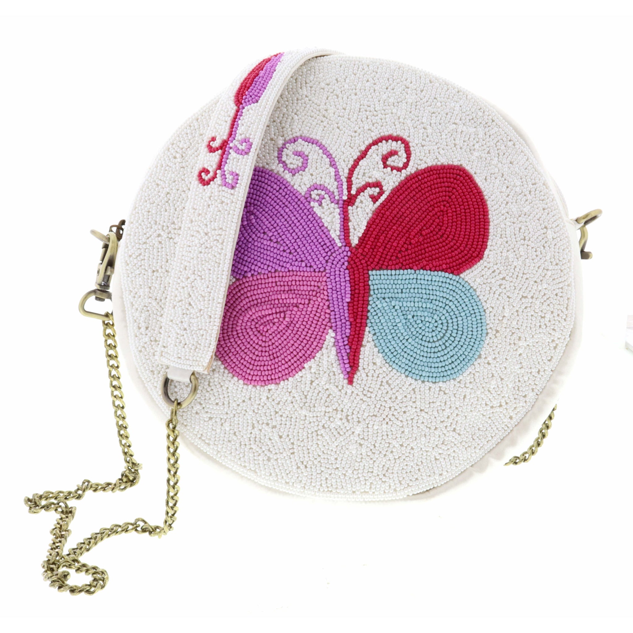 Social Butterfly Beaded Purse
