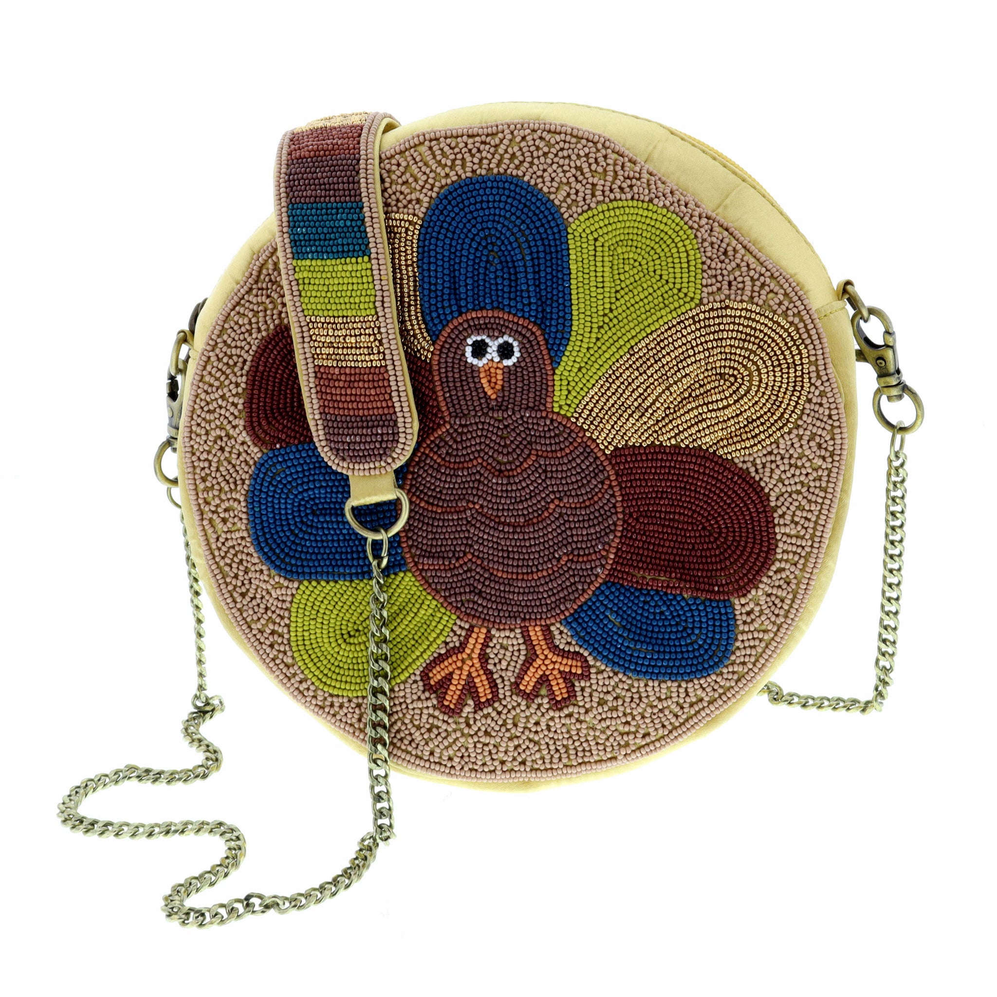 Gobble Til You Wobble Beaded Purse
