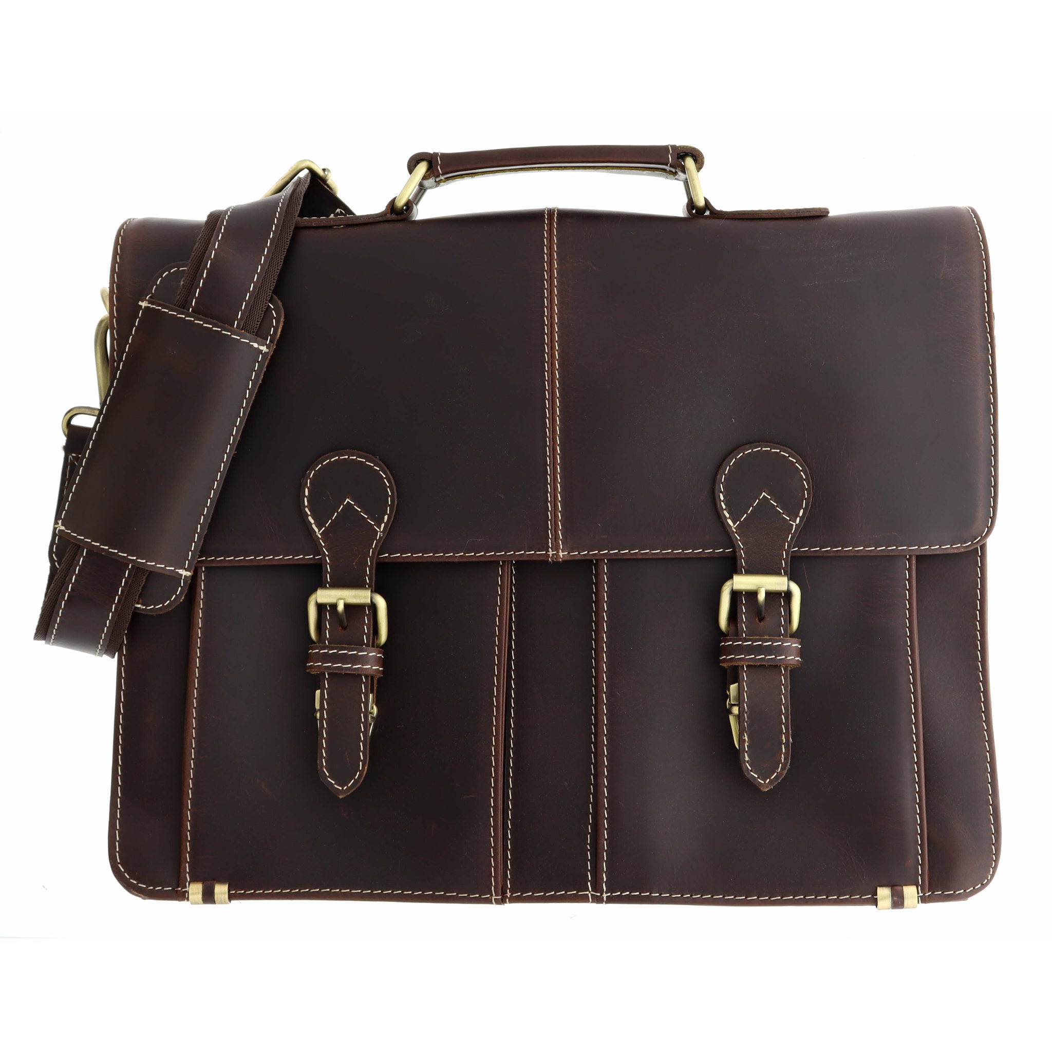 Walnut Shoulder Briefcase