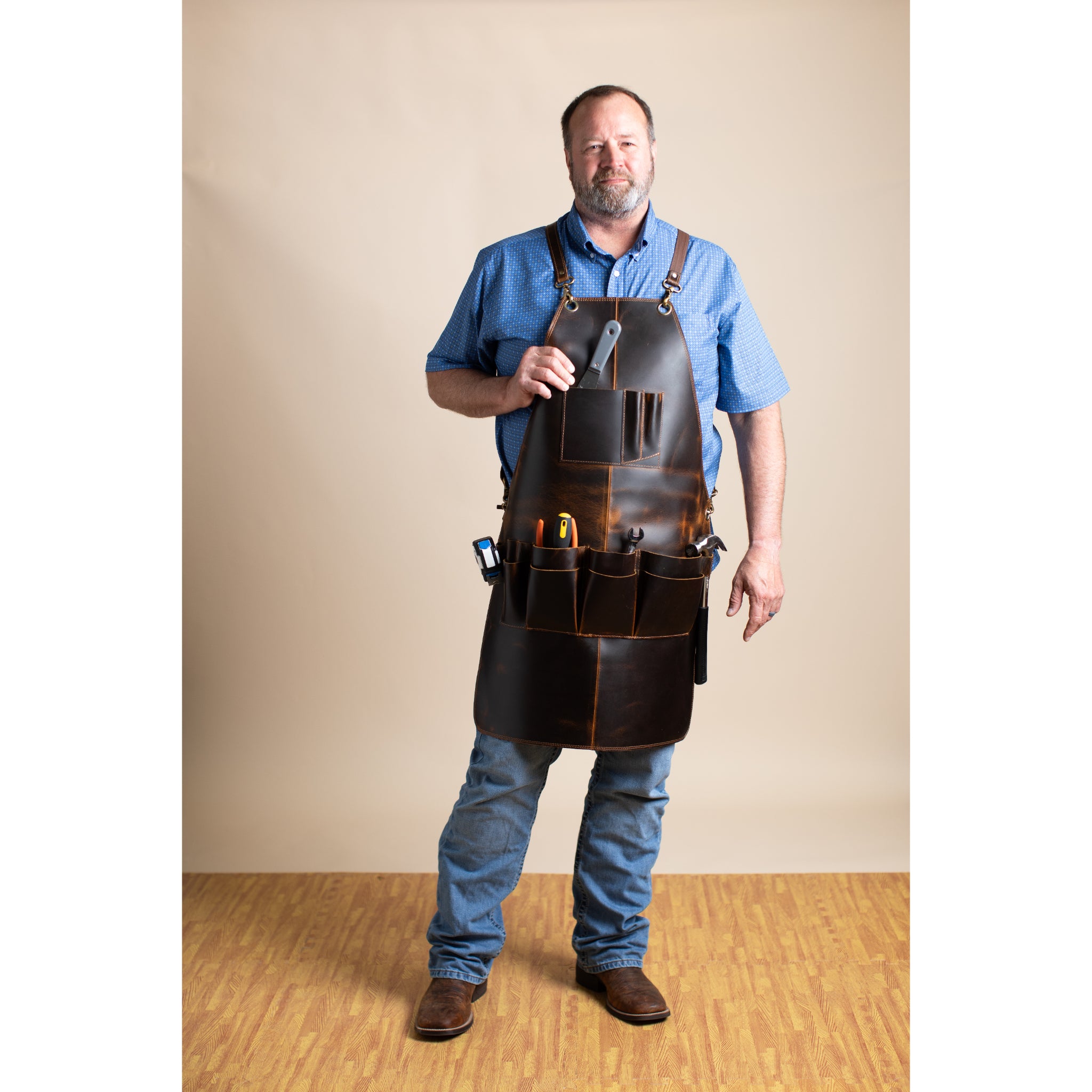 Bull Leather Work Apron