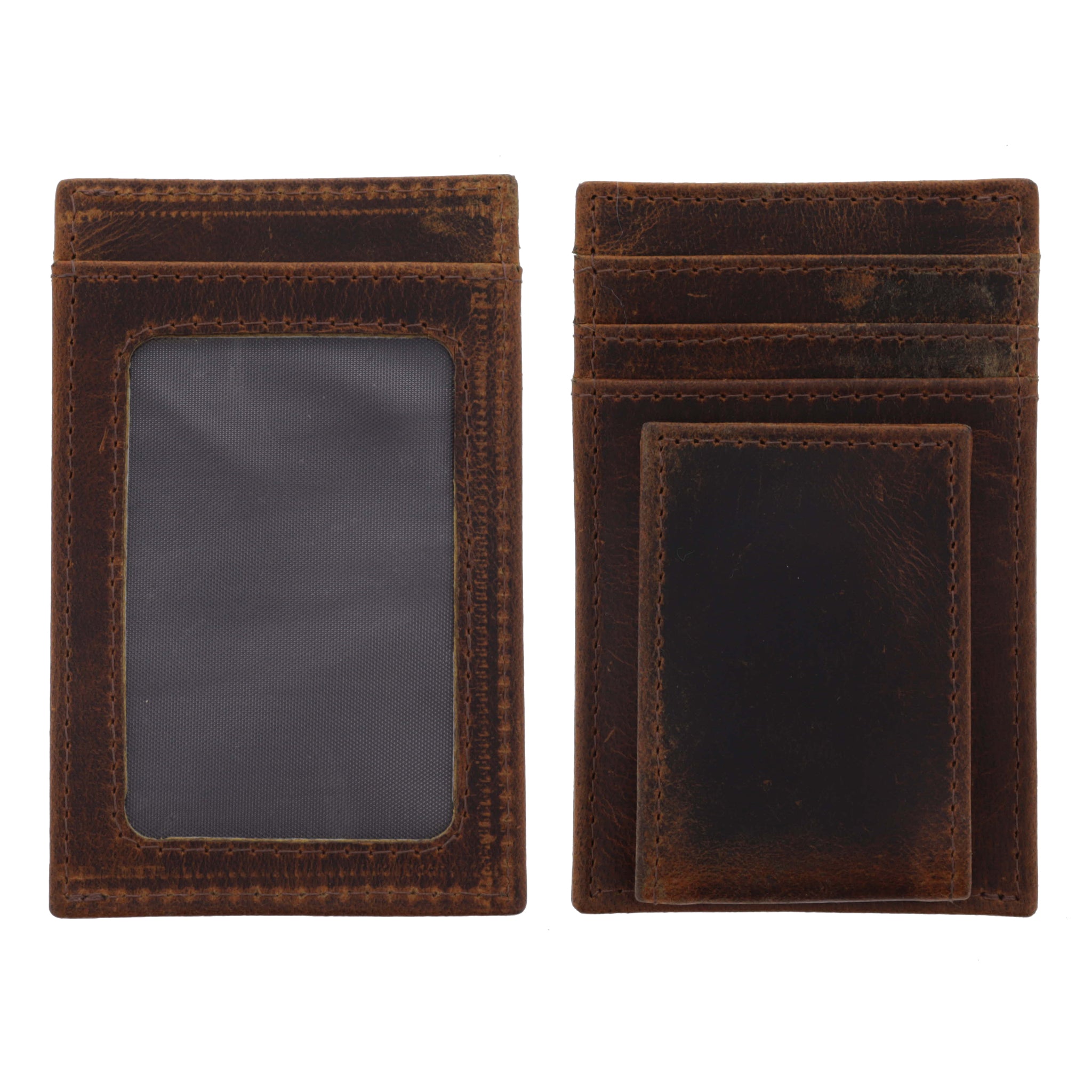 Bull Leather Money Clip