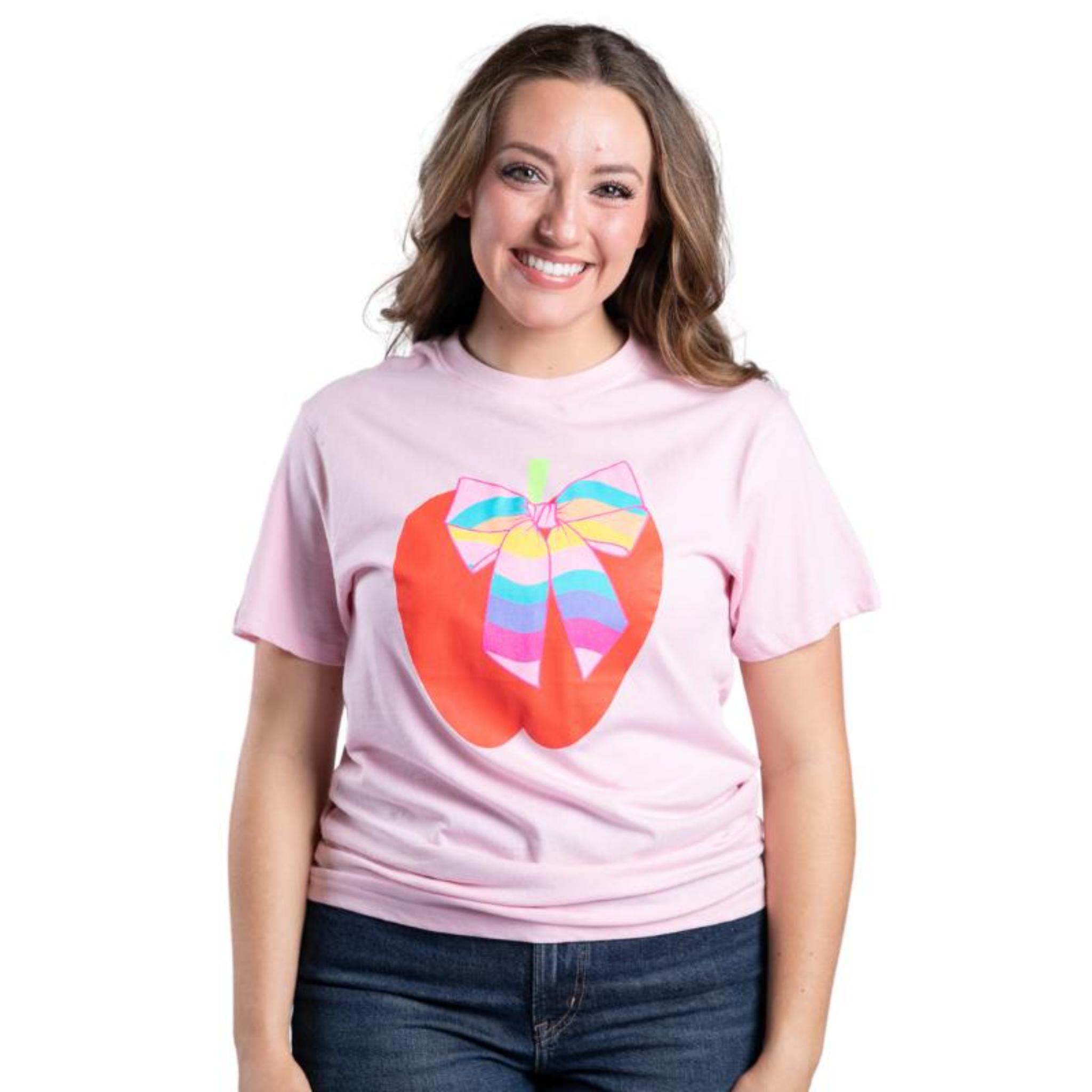 Apple with Bow T-Shirt Assortment, No Display Package