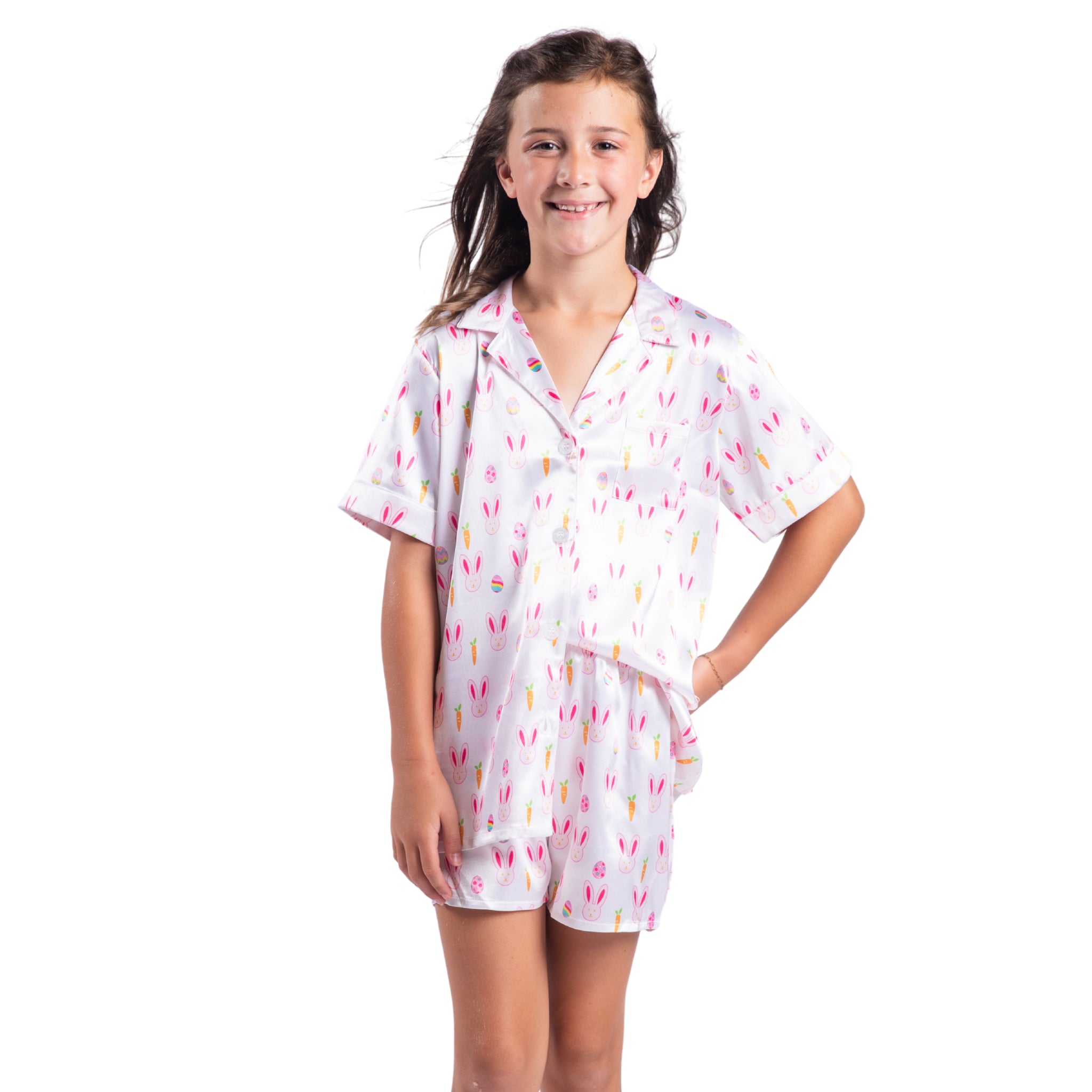 Kids Hoppy Easter Pajama Short Set Assortment, No Display Package