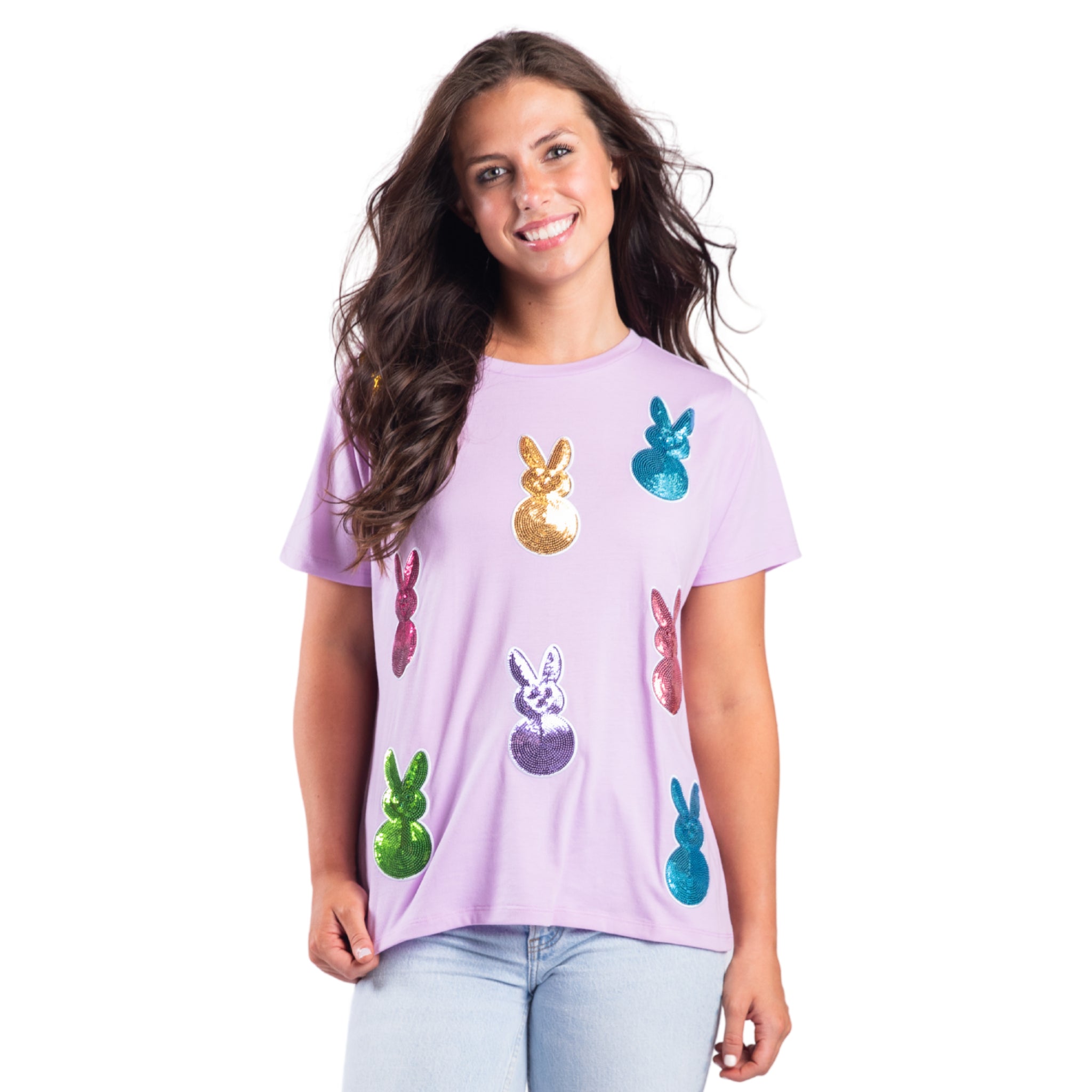 Peep This Light Purple Crew Neck Shirt Assortment, No Display Package