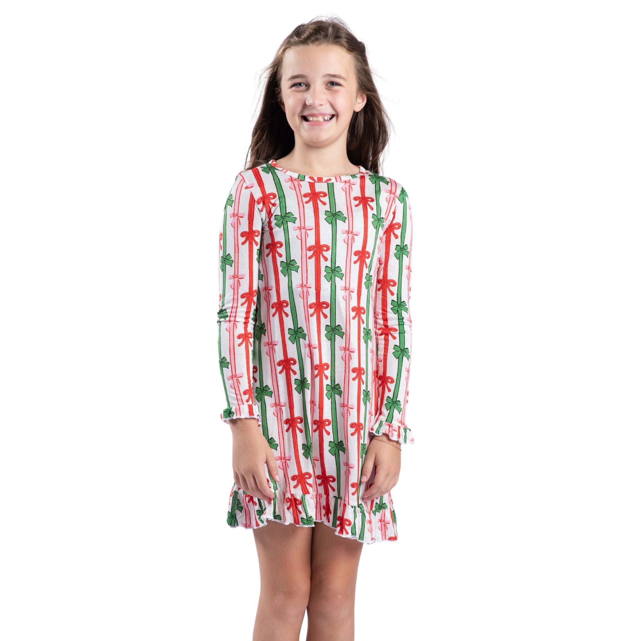 Kids Bow-tiful Christmas Bamboo Gown Assortment, No Display Package