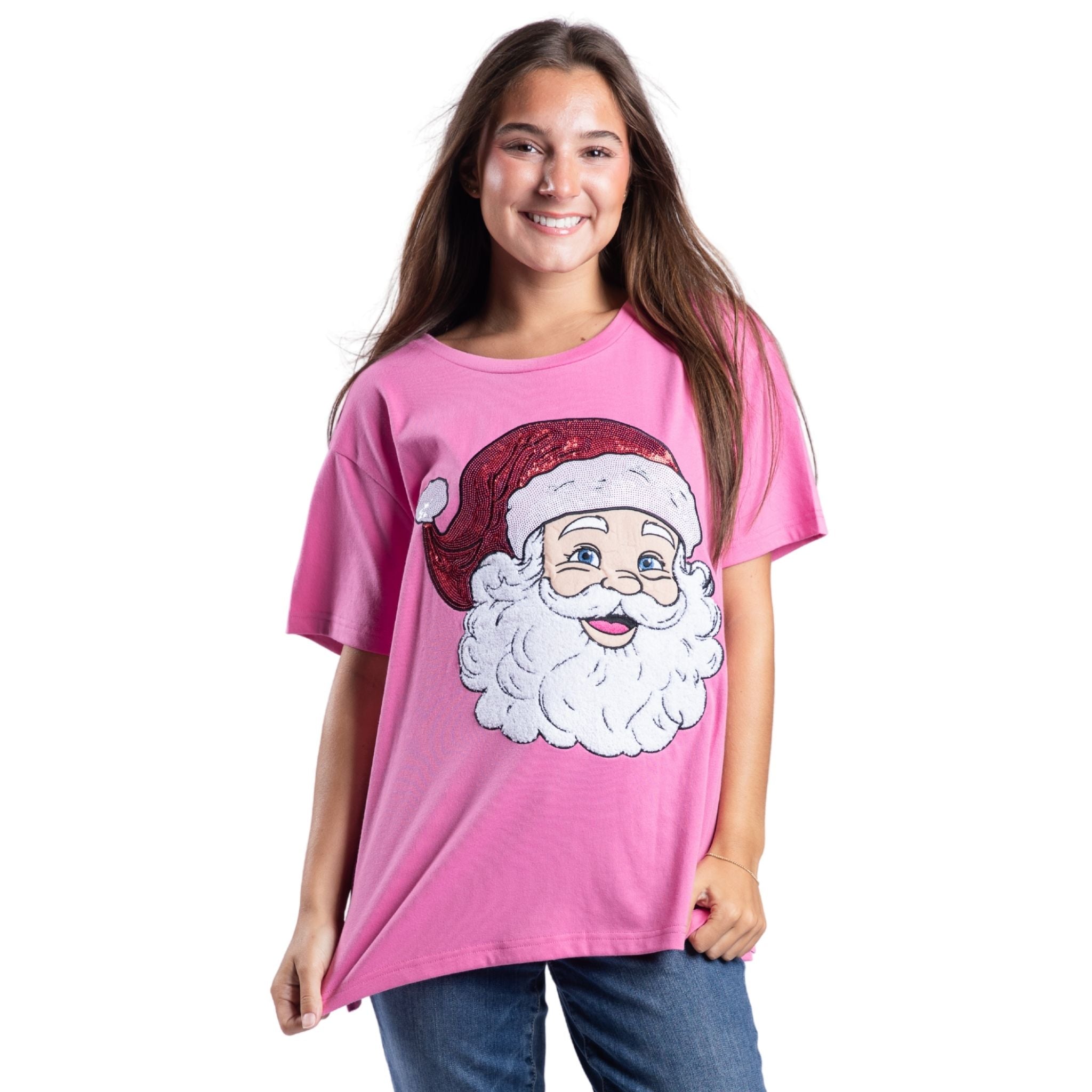 Christmas Legend Pink Crew Neck T-Shirt Assortment, No Display Package