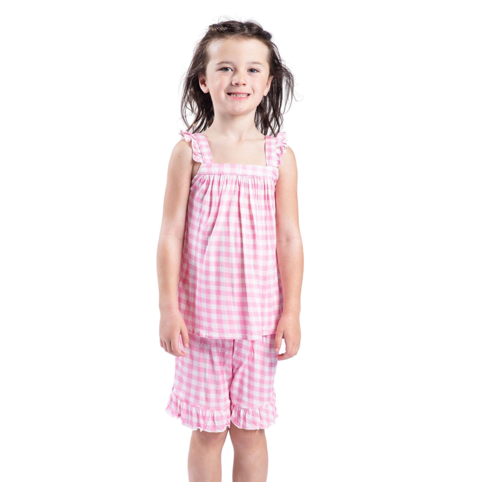Kids Strawberry Picnic Bamboo Tank Set Assortment, No Display Package