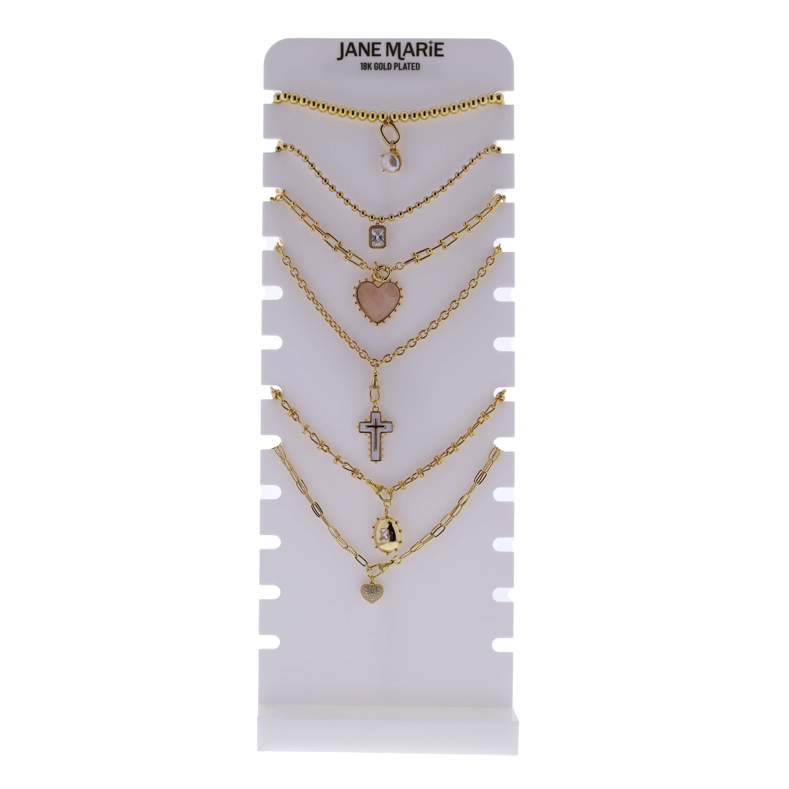 Golden Statement! Necklaces, Display Package